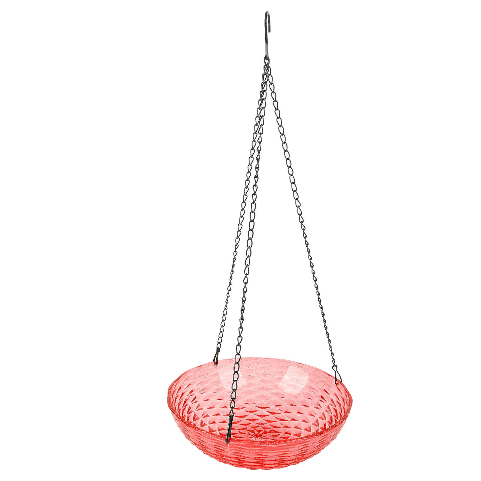 Solar Bird Bath Fountain Sturdy Plastics Hanging Bird Bath Bubbler Fountain view 10