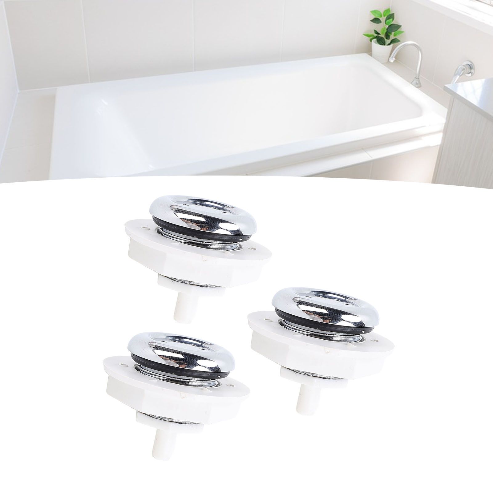 3PCS 7 Hole Nozzles PVC Material Bubble Jet Nozzle Accessory for Spa Bathtub view 12