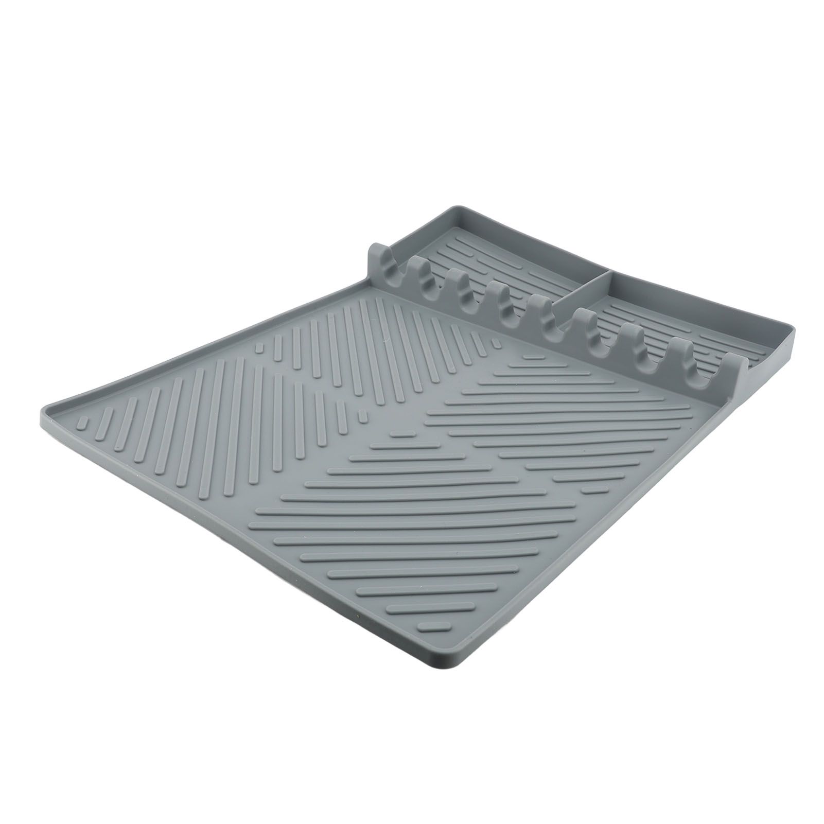 Silicone Spatula Mat Heat Resistant Anti Slip Versatile Side Shelf Griddle