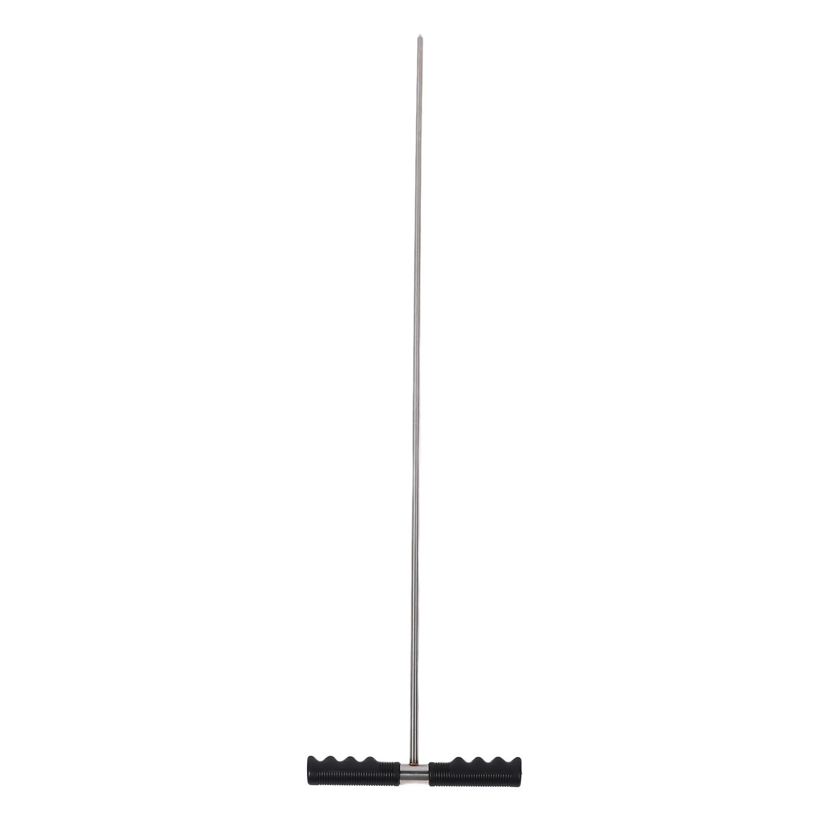 Stainless Steel Soil Probe 32 to 48 Inch Adjustable Ground Probe Rod for