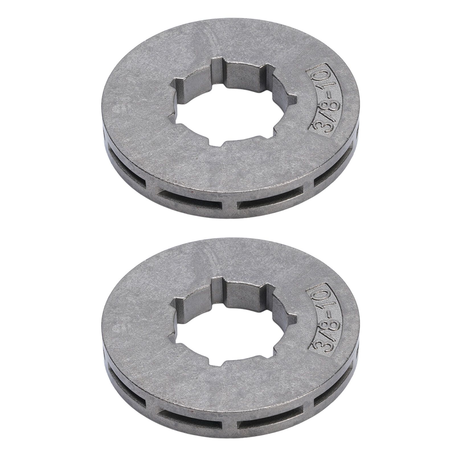 2PCS 22mm Chainsaw Rim Sprocket 3/8in-10 High Strength Rugged Construction for — image 1