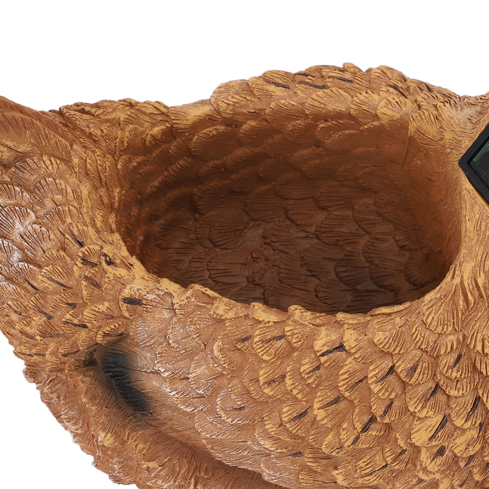 Flower Pot Hen Shape Resin Succulent Pot with Auto Light Sensing Solar Light view 2