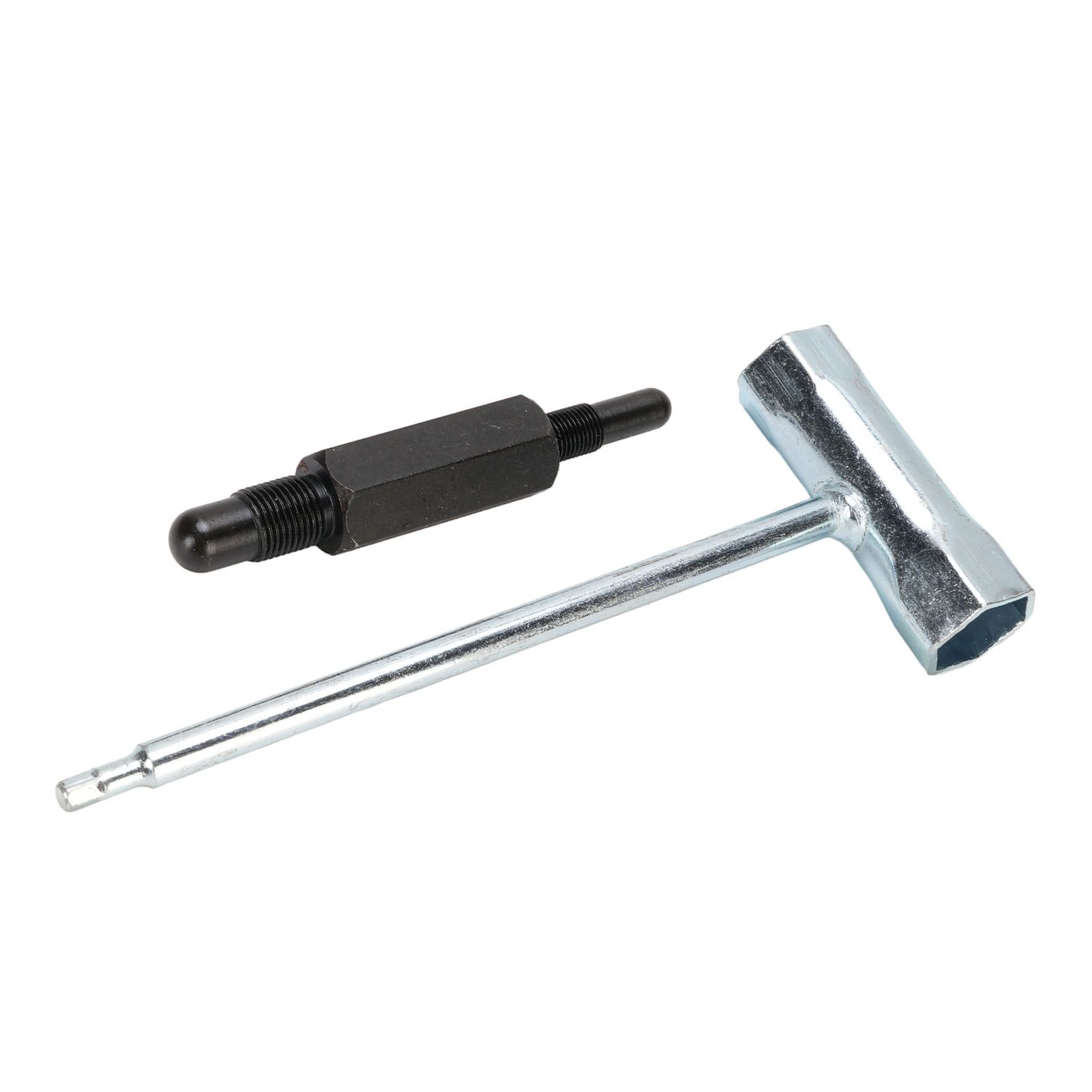 Chainsaw Wrench Steel Chainsaw Spanner with Piston Stop Tool Flywheel Clutch view 11
