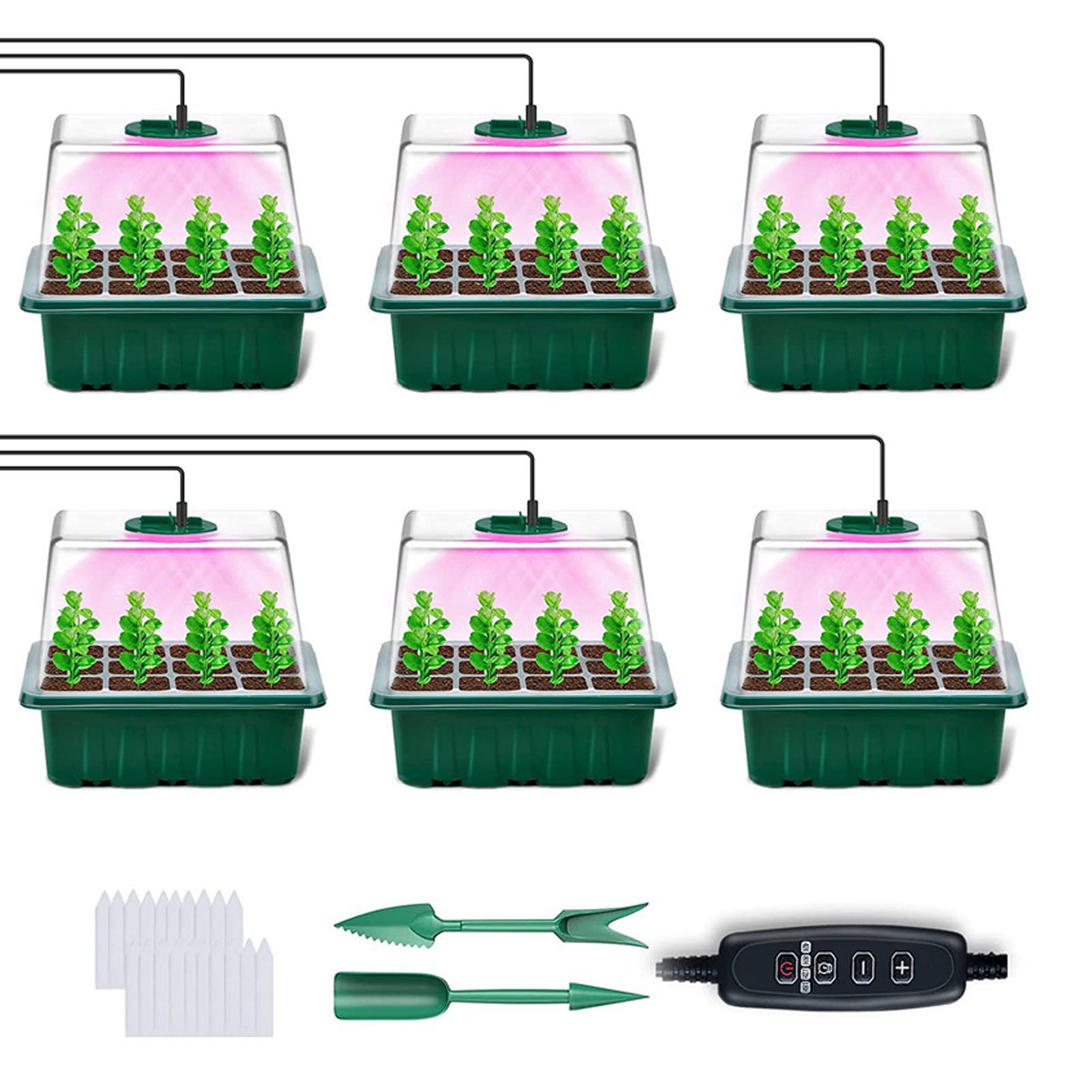 Plant Starter Kit Reusable Plant Germination Kit with Humidity Vented Dome view 3