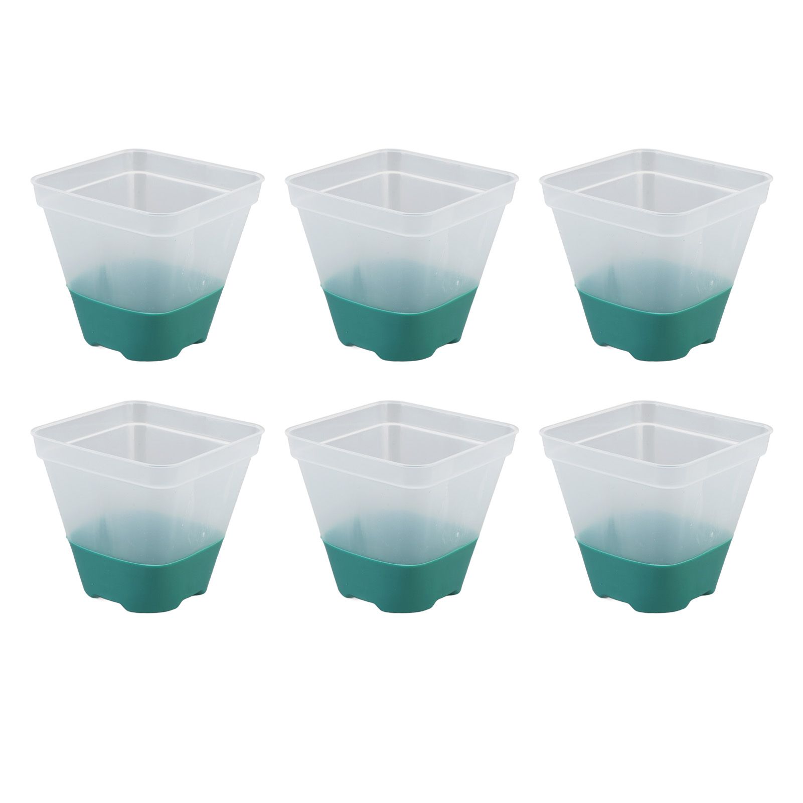 12pcs Reusable Plastic Nursery Pot with 12 Labels Drainage Holes Soft Silicone view 8
