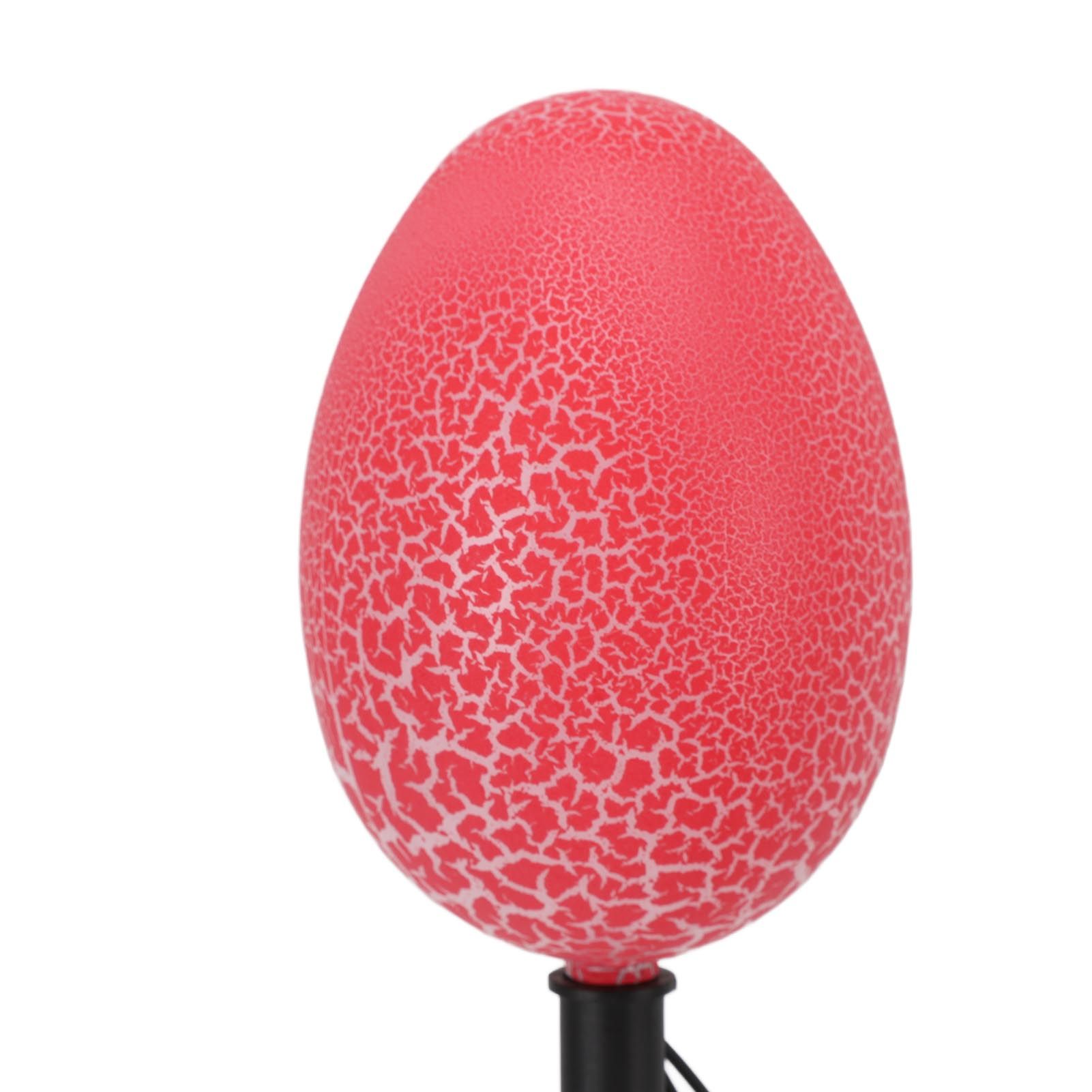 Colorful Egg Solar Light Cracked Eggs Ground Stake Decorative Light for view 7