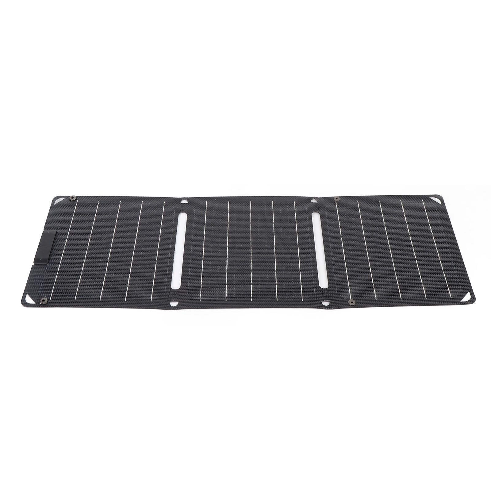 30W Solar Panel 3 Fold Monocrystalline 2 TYPE-C Port Portable Outdoor Solar view 9