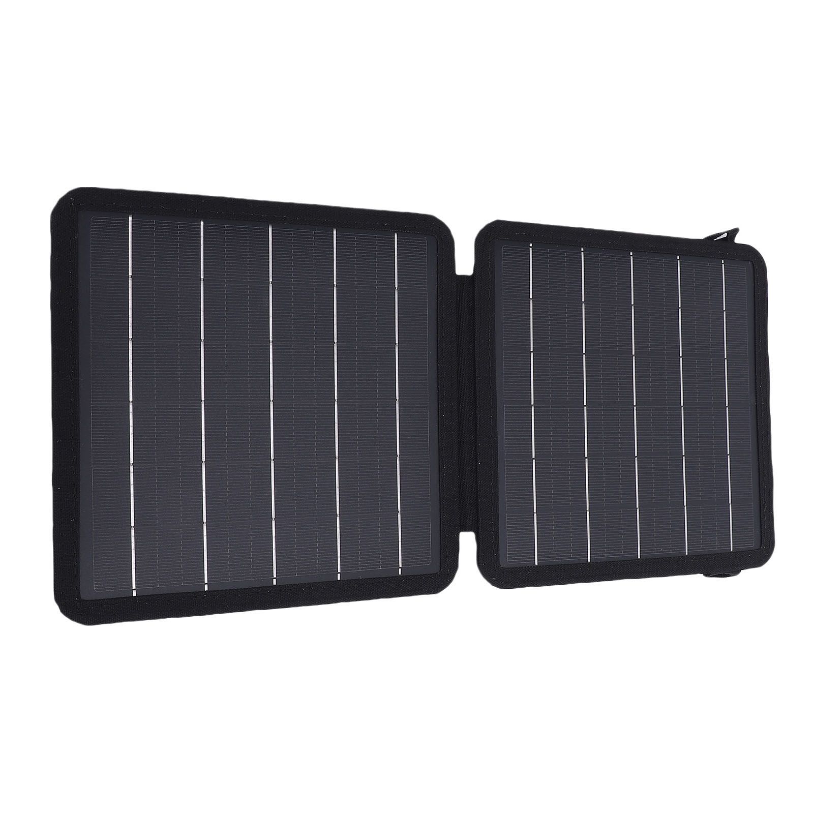 10W Portable Solar Charger Monocrystalline Small Foldable Solar Panel with USB view 10