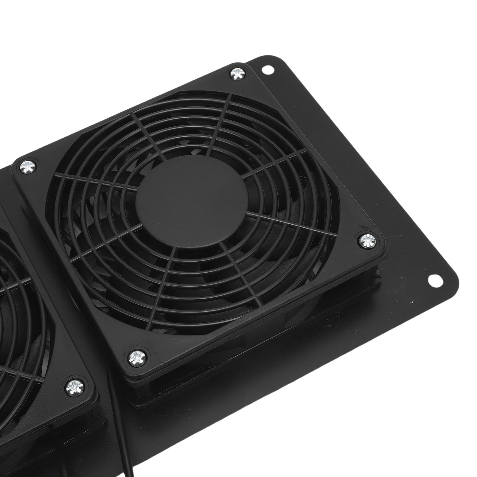 Solar Double Exhaust Fan 2200r/min Solar Powered Ventilation Fan for Chicken view 2