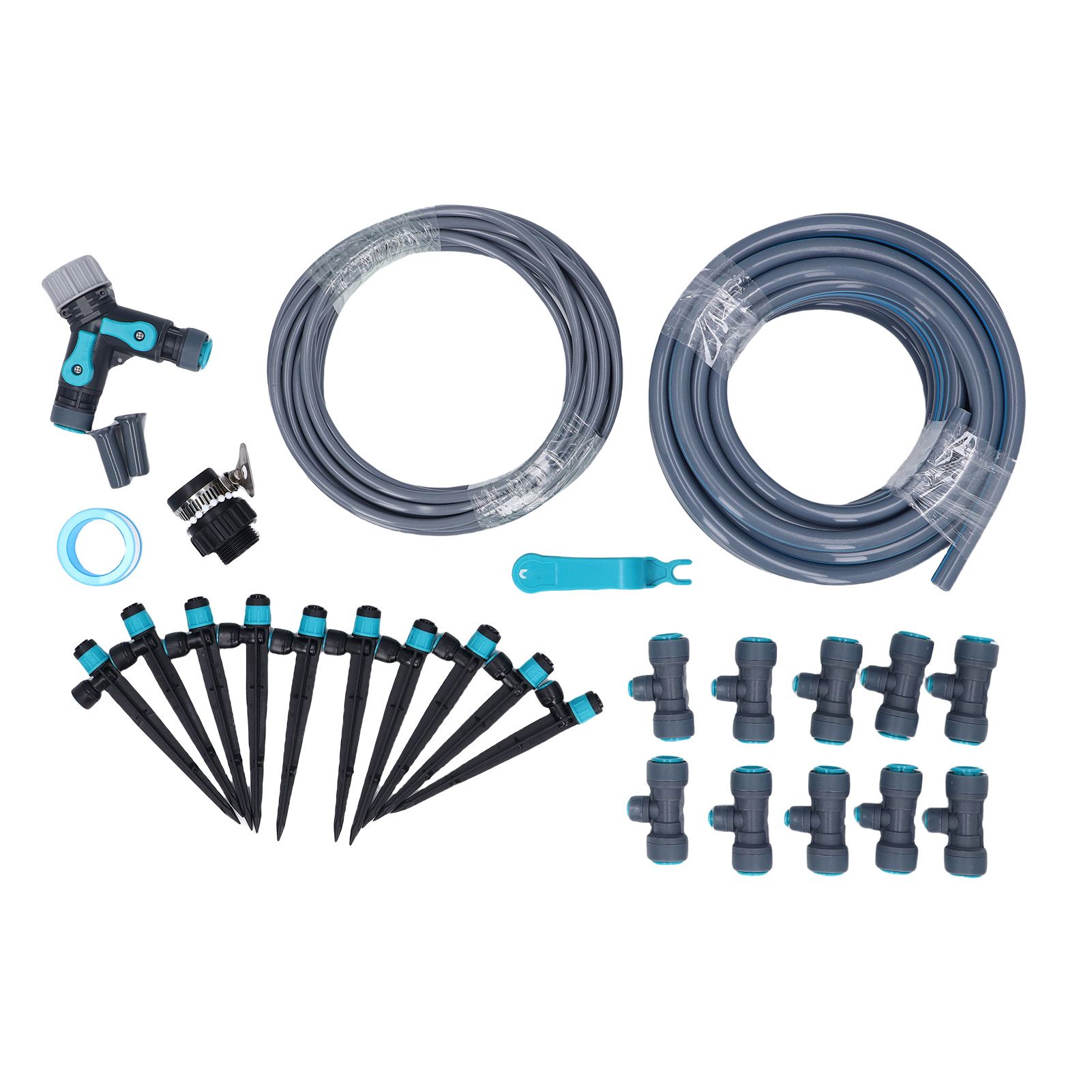 Drip Irrigation Kit 10m Hose Adjustable Spray Nozzle Plant Watering System for view 3