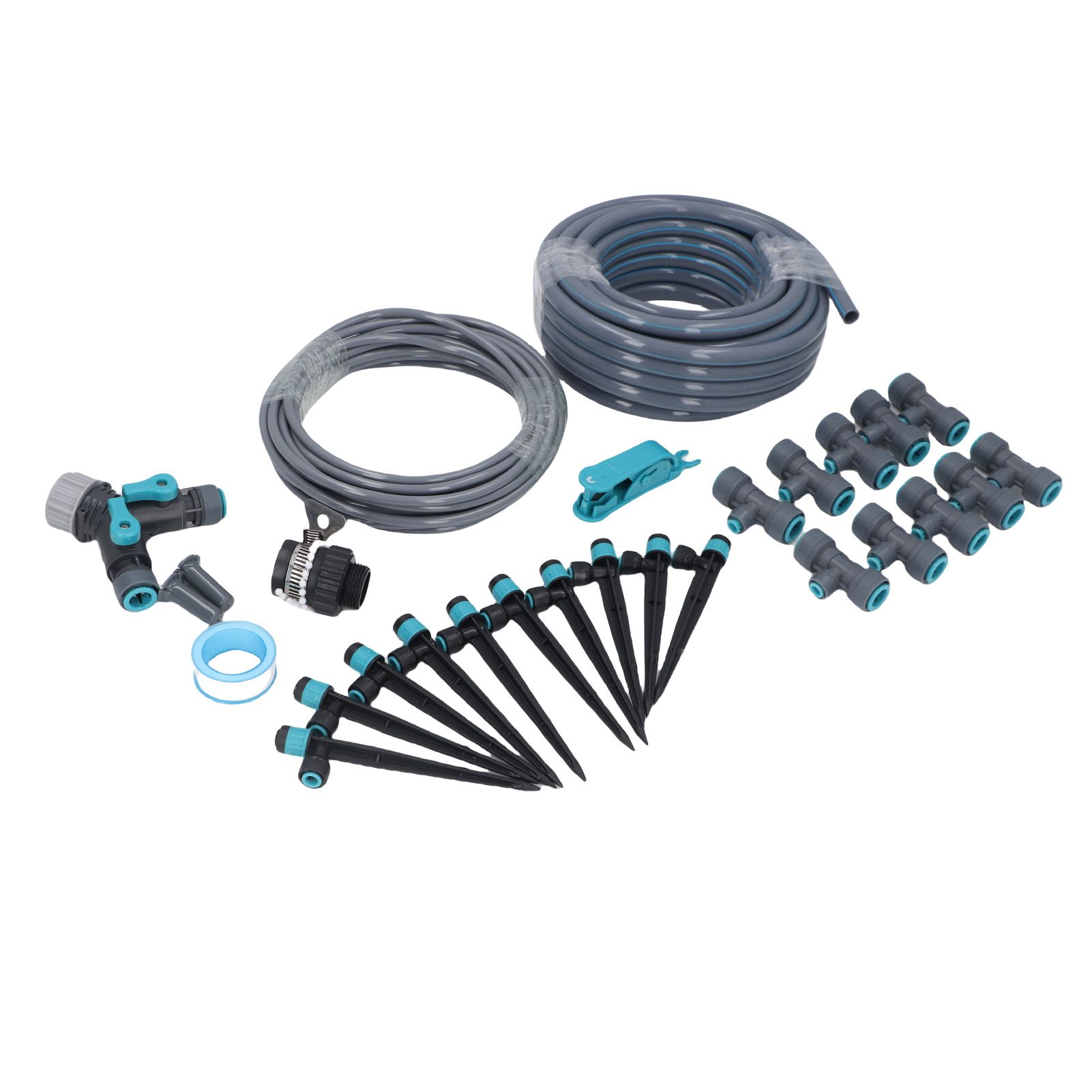 Drip Irrigation Kit 10m Hose Adjustable Spray Nozzle Plant Watering System for view 6