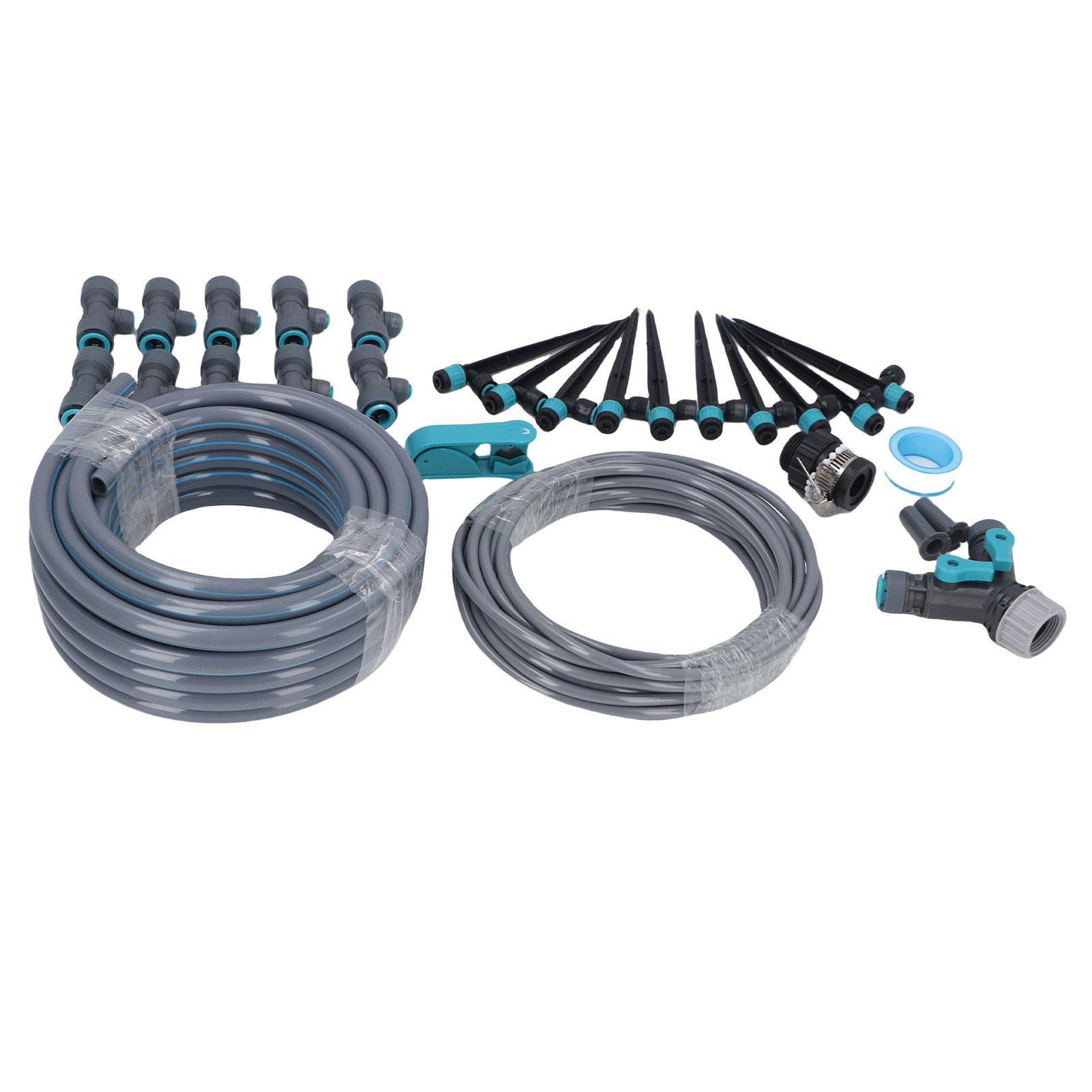 Drip Irrigation Kit 10m Hose Adjustable Spray Nozzle Plant Watering System for view 9
