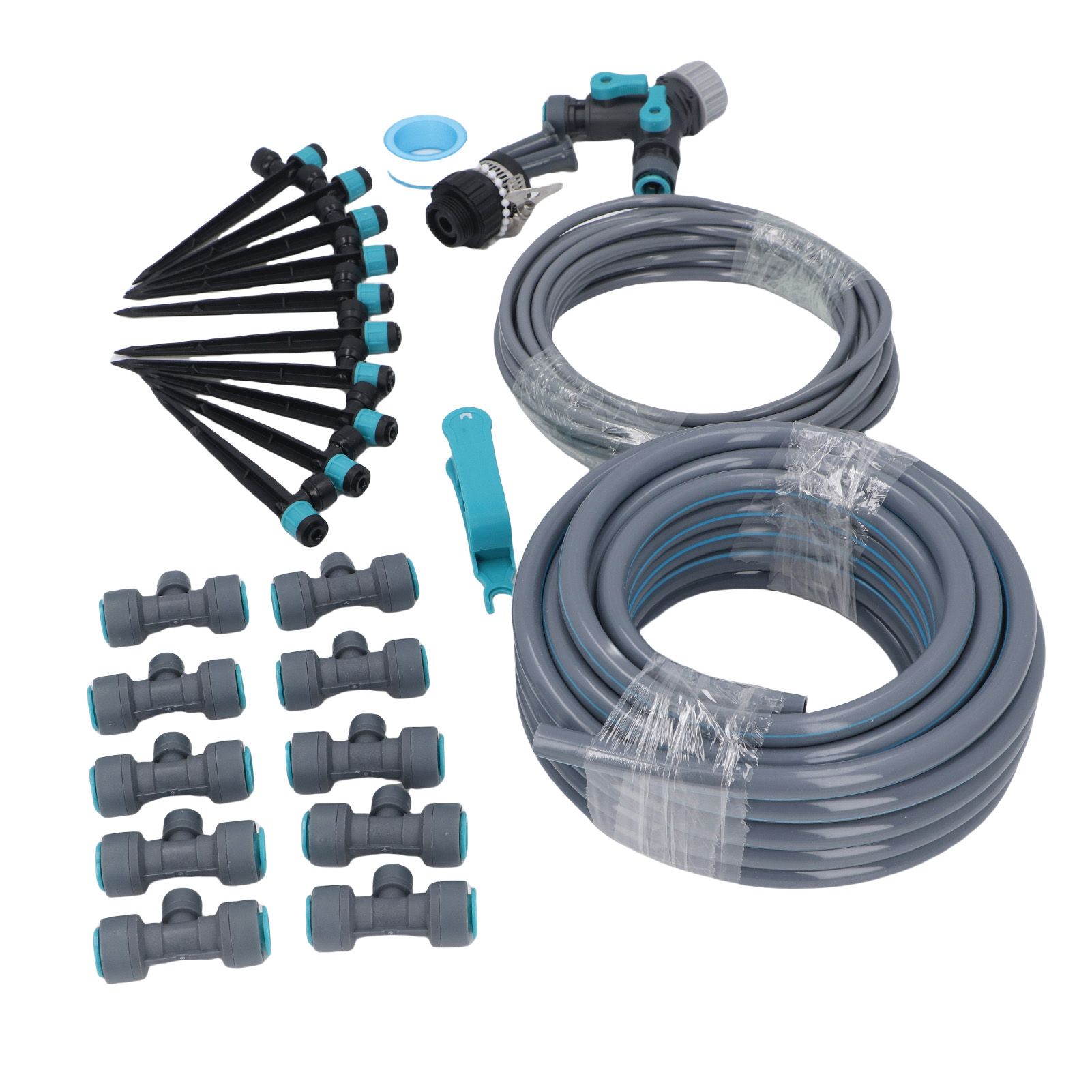 Drip Irrigation Kit 10m Hose Adjustable Spray Nozzle Plant Watering System for view 11