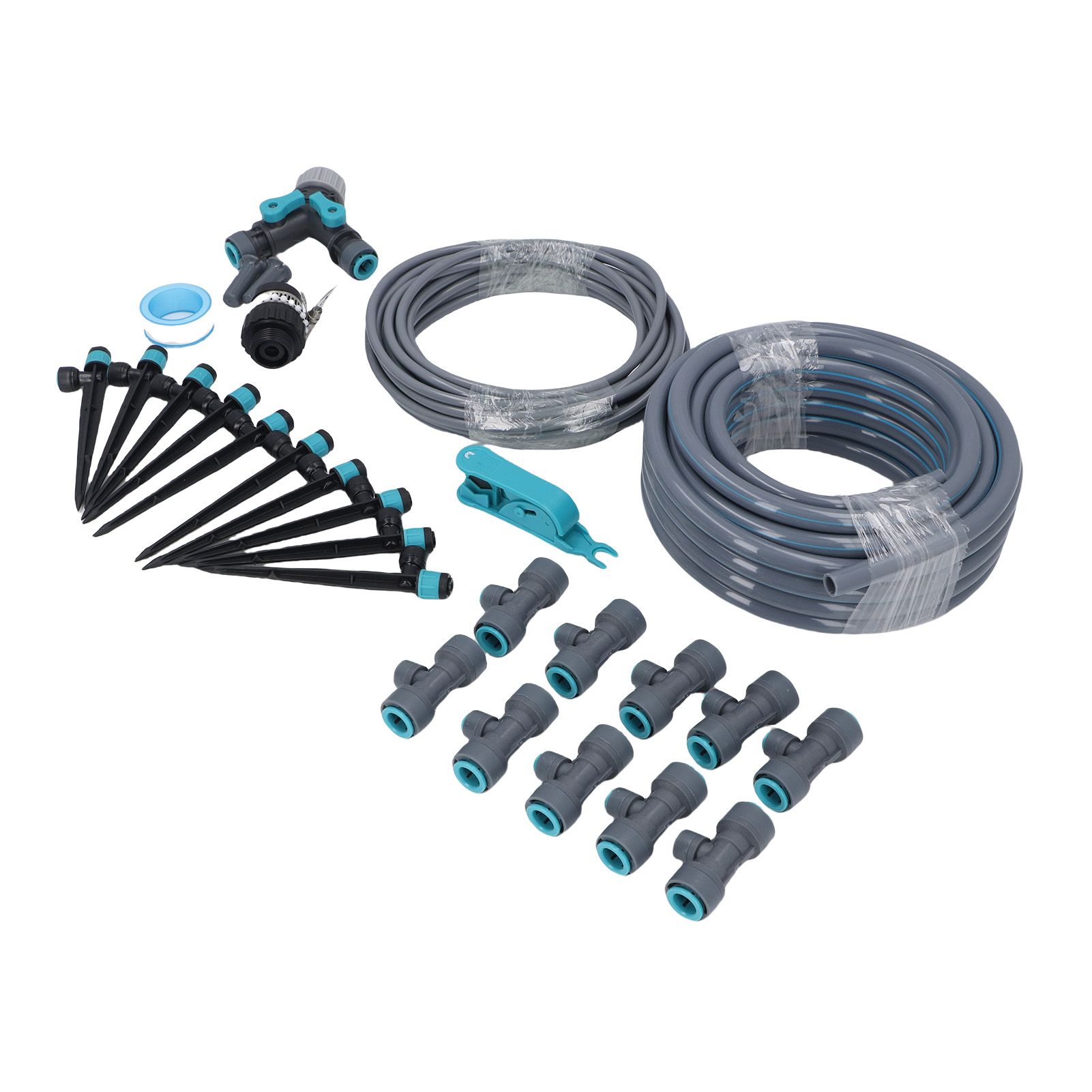 Drip Irrigation Kit 10m Hose Adjustable Spray Nozzle Plant Watering System for view 12
