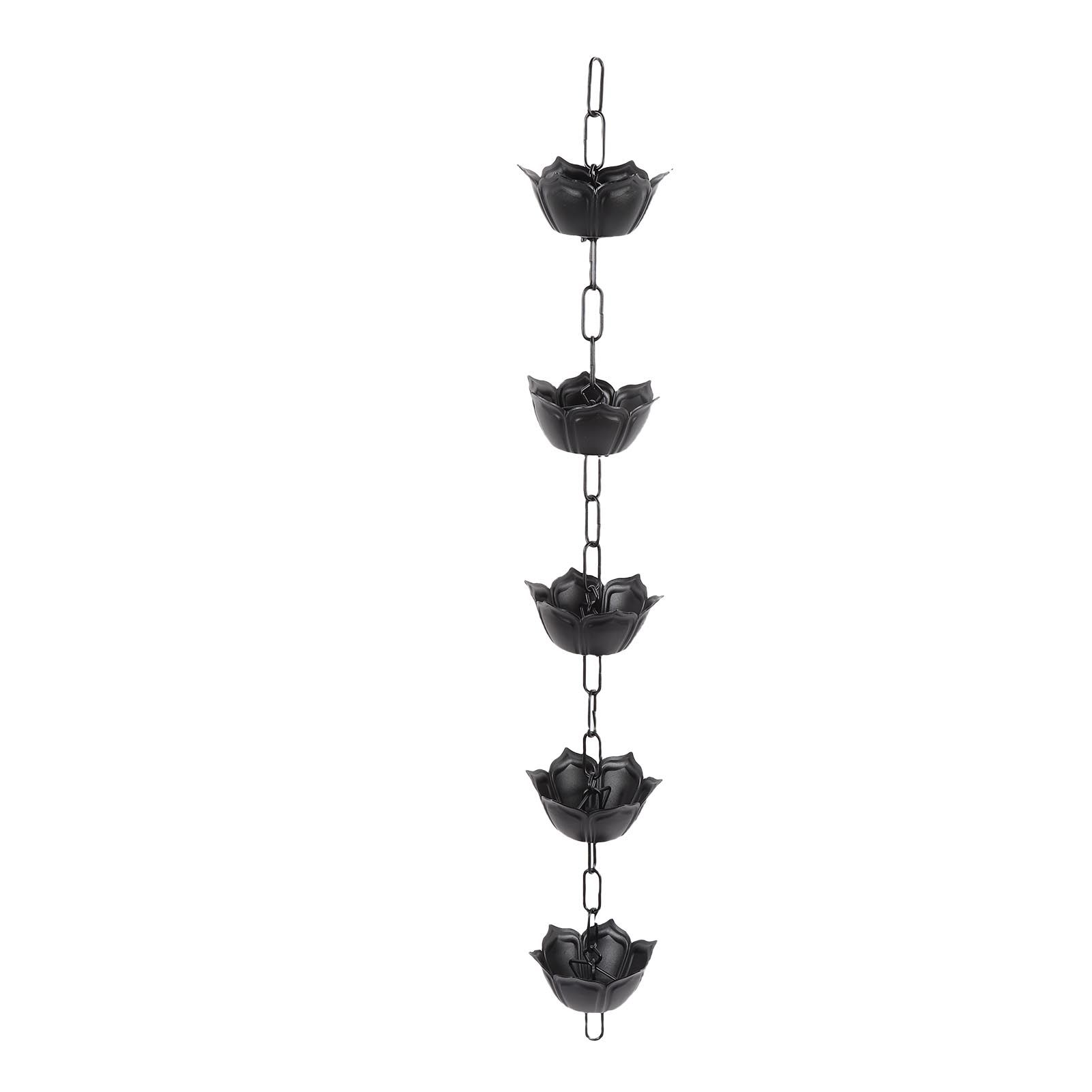 Rain Chain 3.3ft Decorative Rain Catcher Chain for Gutters Outside Rain Gutter