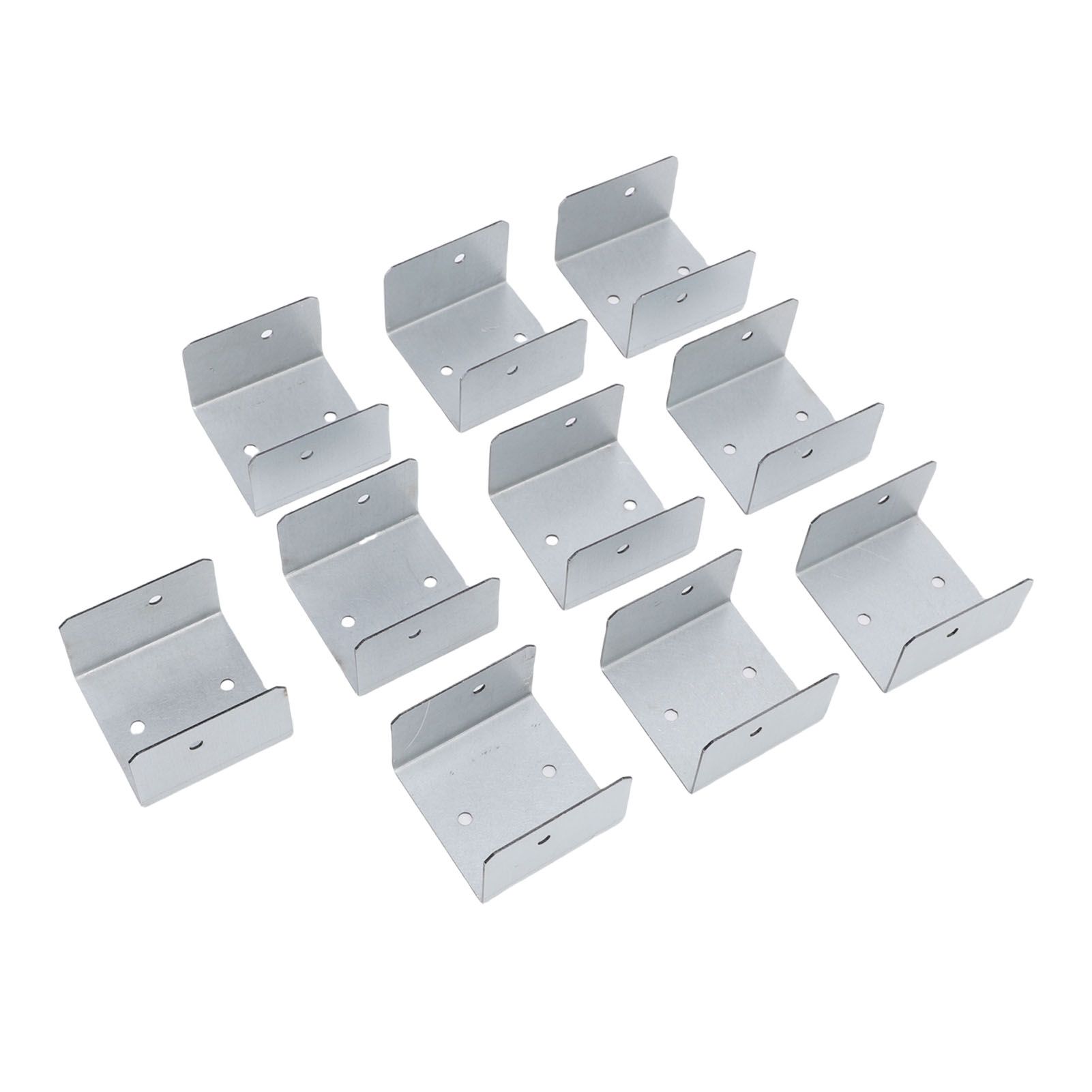 10pcs Timber Post Fasteners U Shape Galvanised Steel Anti Theft Anti Vibration view 6
