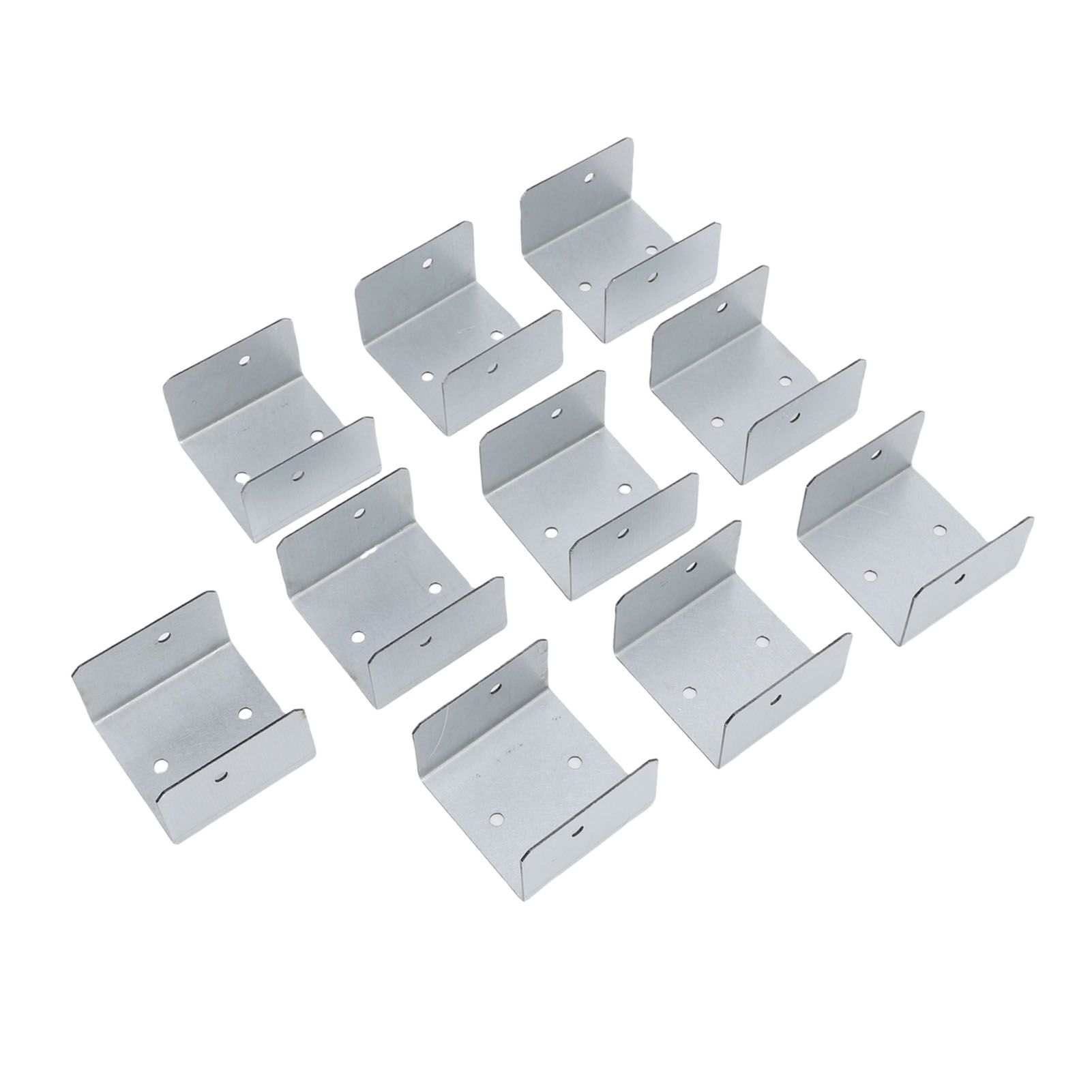 10pcs Timber Post Fasteners U Shape Galvanised Steel Anti Theft Anti Vibration view 10