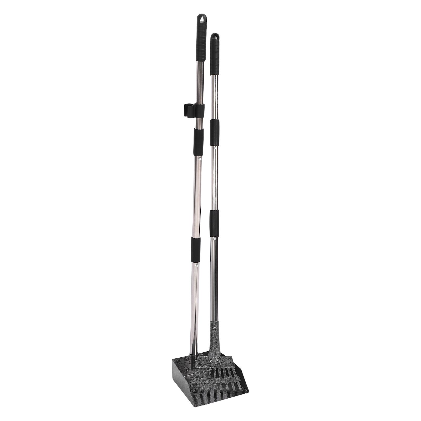 Chicken Poop Rake Scooper Kit 2 in 1 Ergonomic Design Adjustable Handle view 12