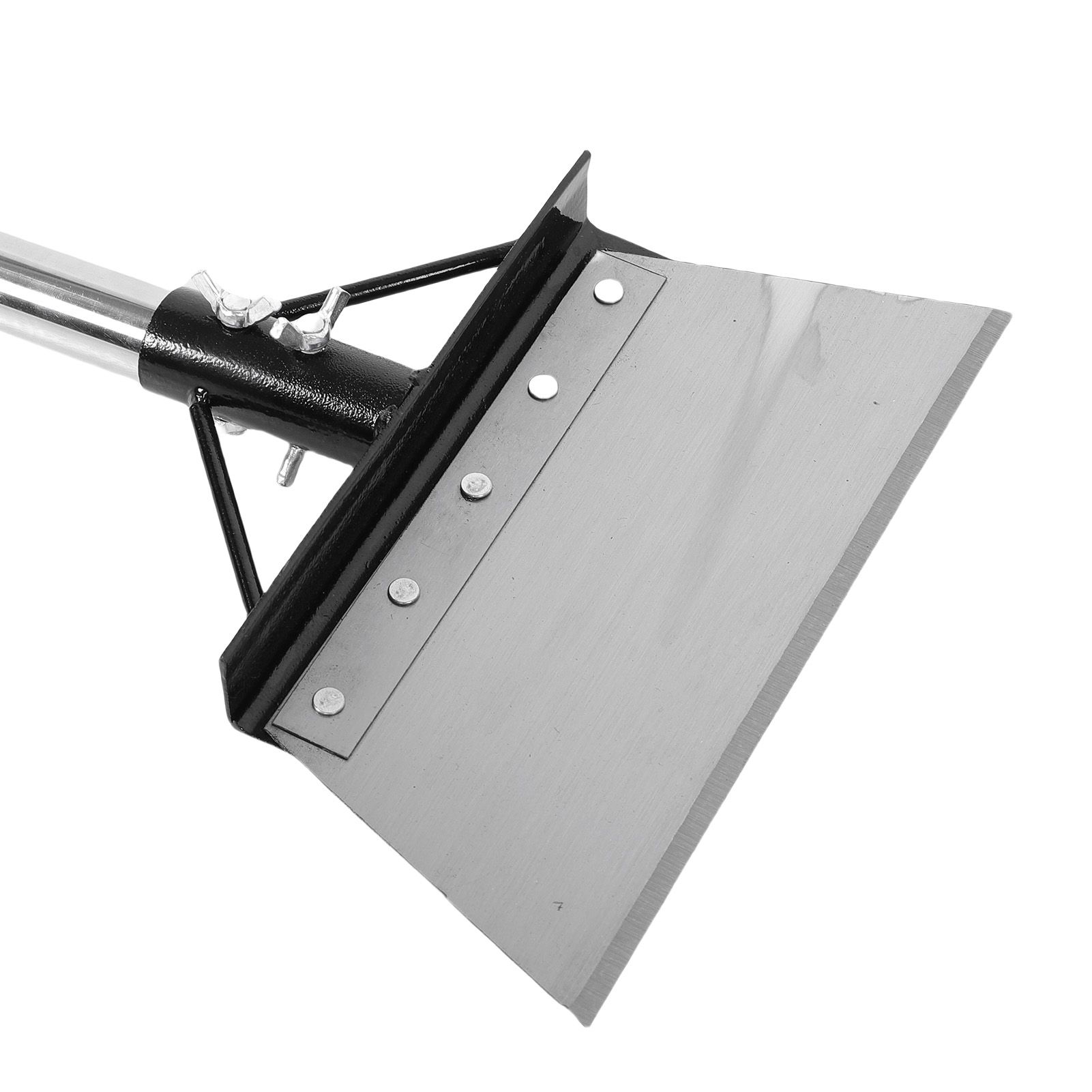 Multifunctional Garden Cleaning Shovel Heavy Duty Steel Flat Shovel with view 2
