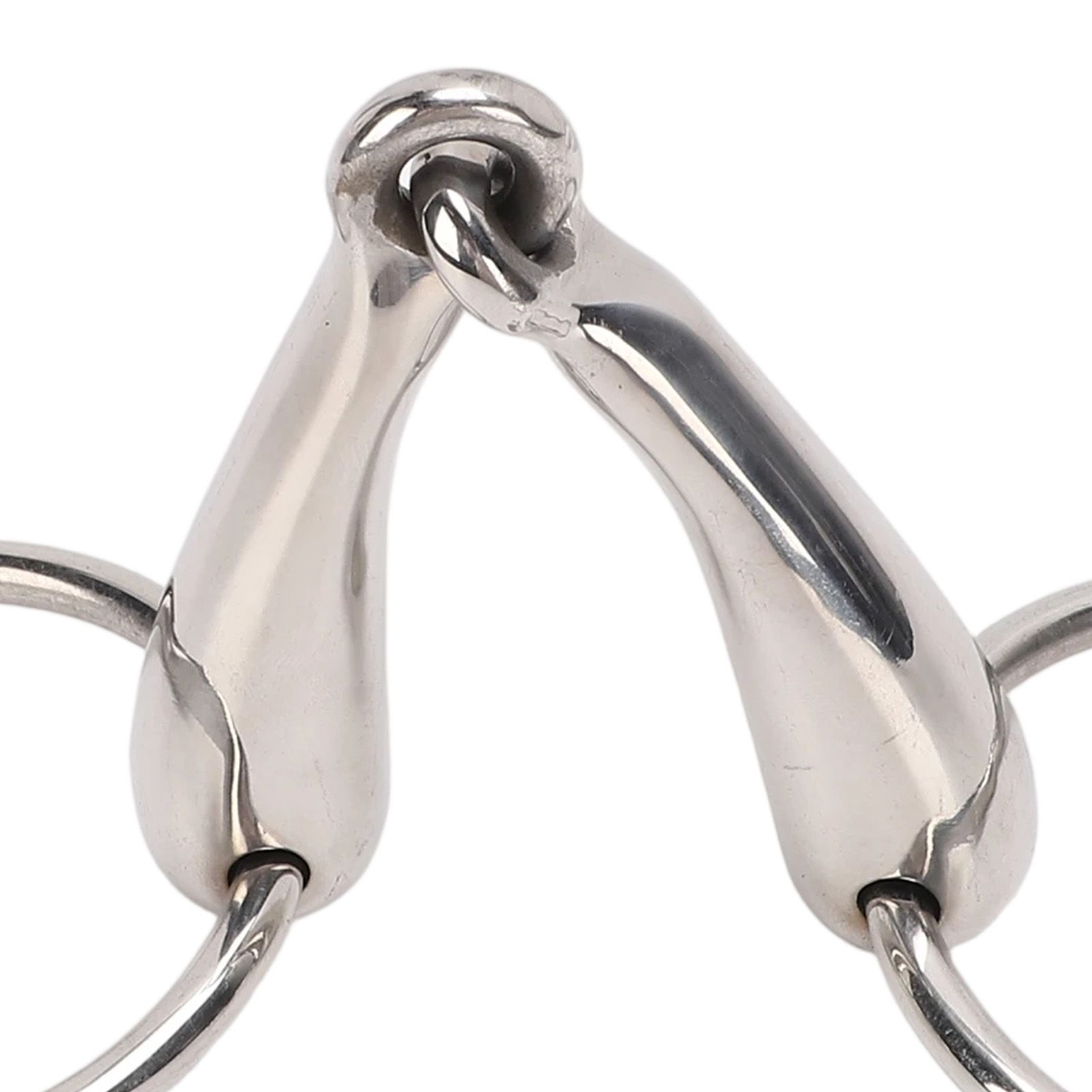Horse Bit 290mm Length Bite Prevention Stainless Steel Horse Snaffle Bit for Farm view 5