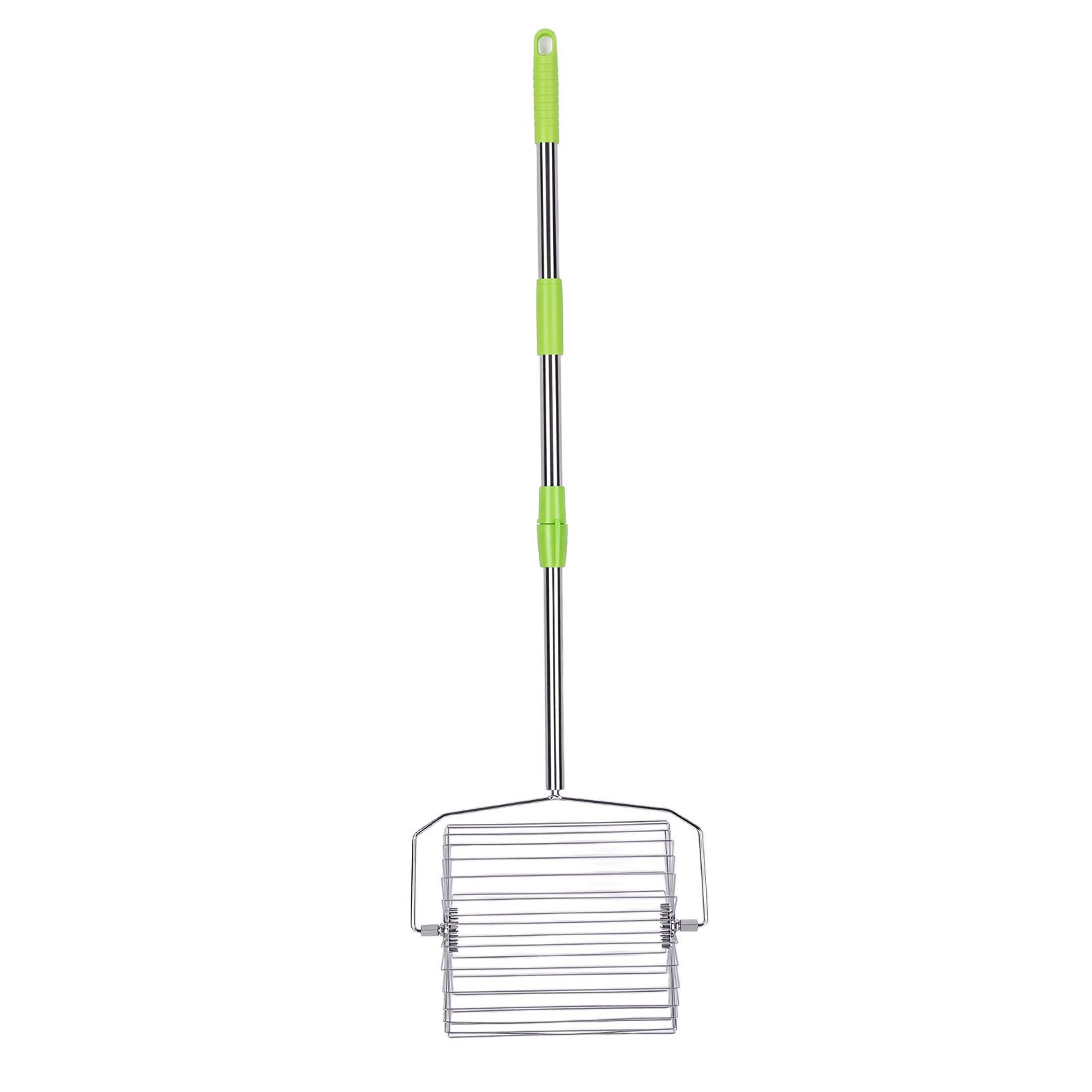 Tennis Ball Collector Roller Quick Rolling Picker Stainless Steel