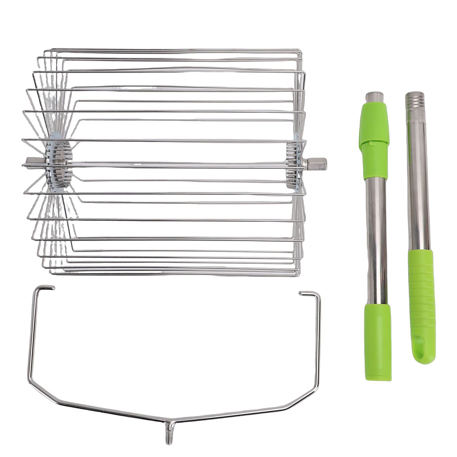 Tennis Ball Collector Roller Quick Rolling Picker Stainless Steel view 3