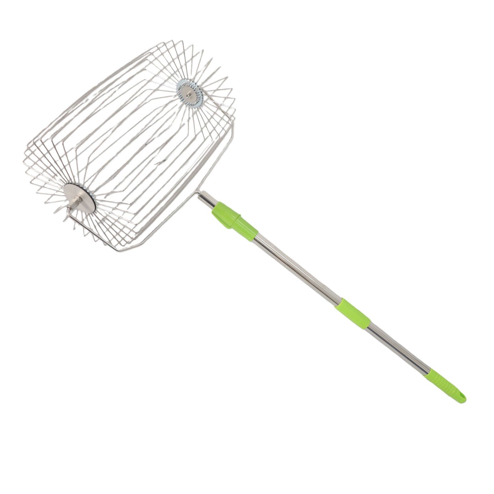 Tennis Ball Collector Roller Quick Rolling Picker Stainless Steel view 8