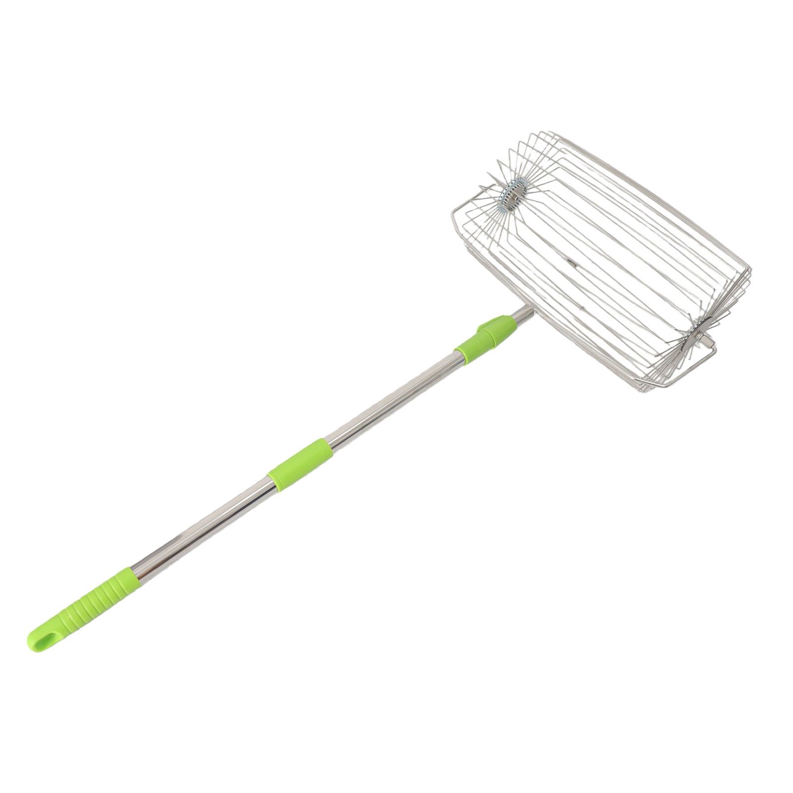 Tennis Ball Collector Roller Quick Rolling Picker Stainless Steel view 12