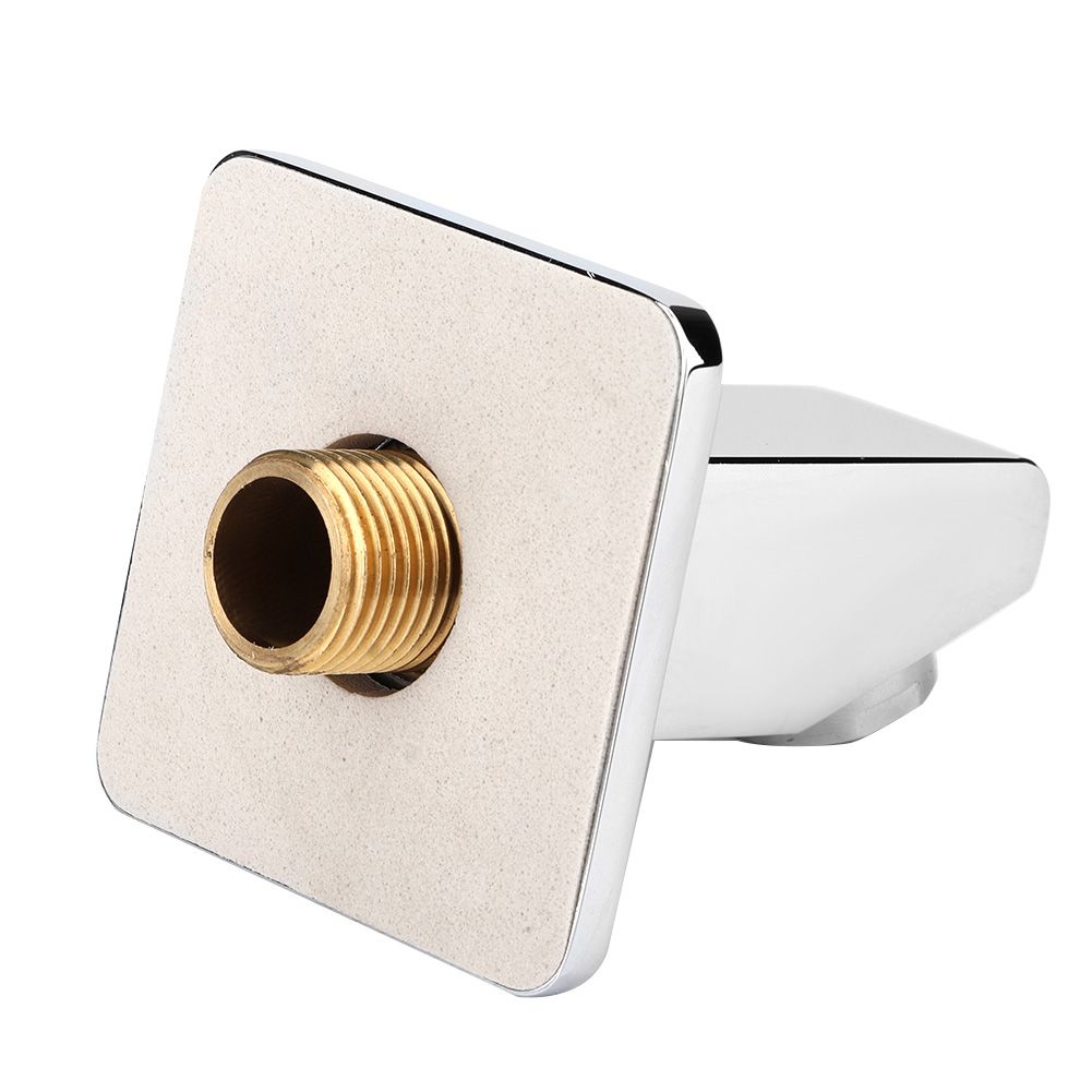 G1/2in Thread Copper Square Shape Concealed Installation Shower Faucet Spout view 4
