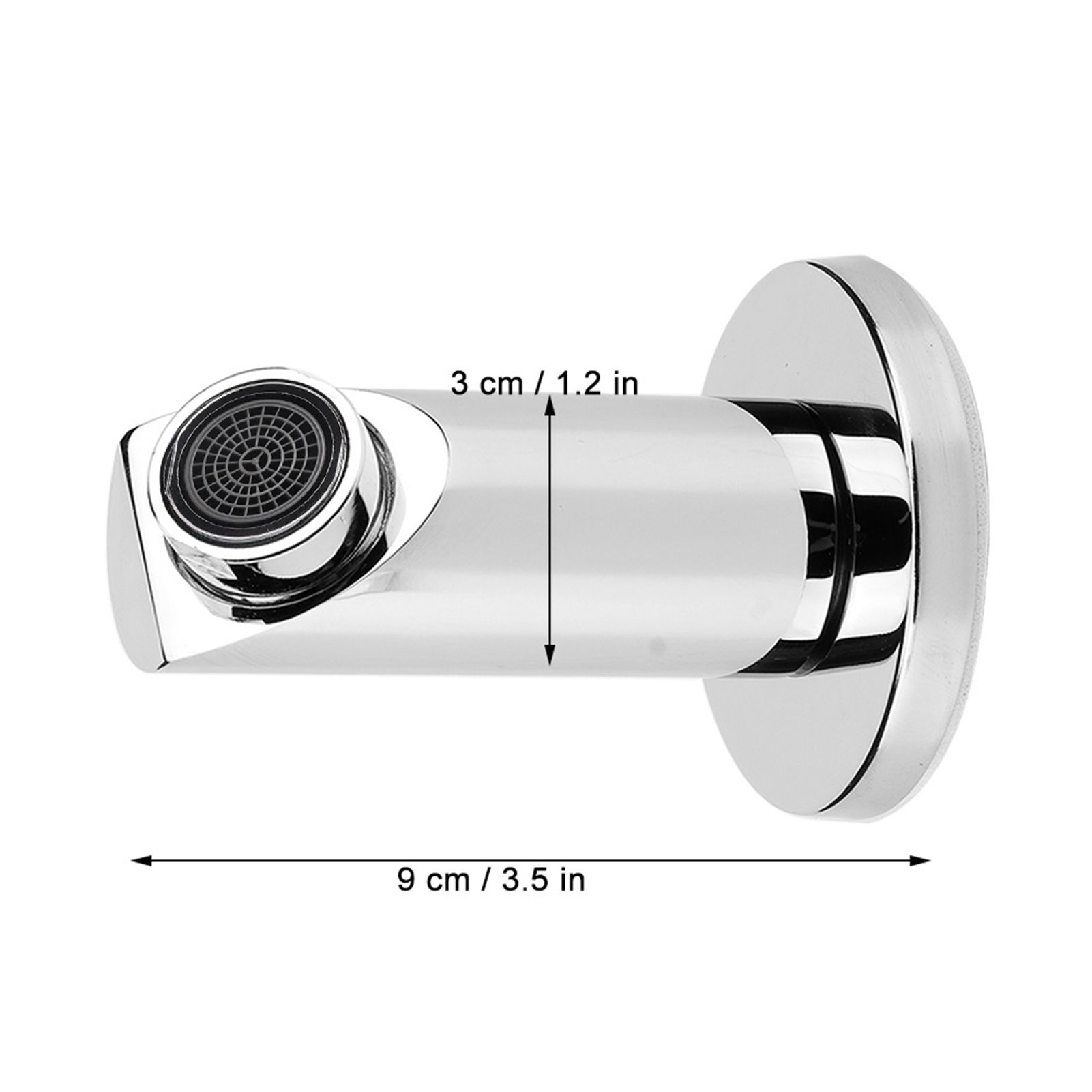 G1/2in Thread Copper Round Concealed Installation Shower Faucet Spout Shower view 9