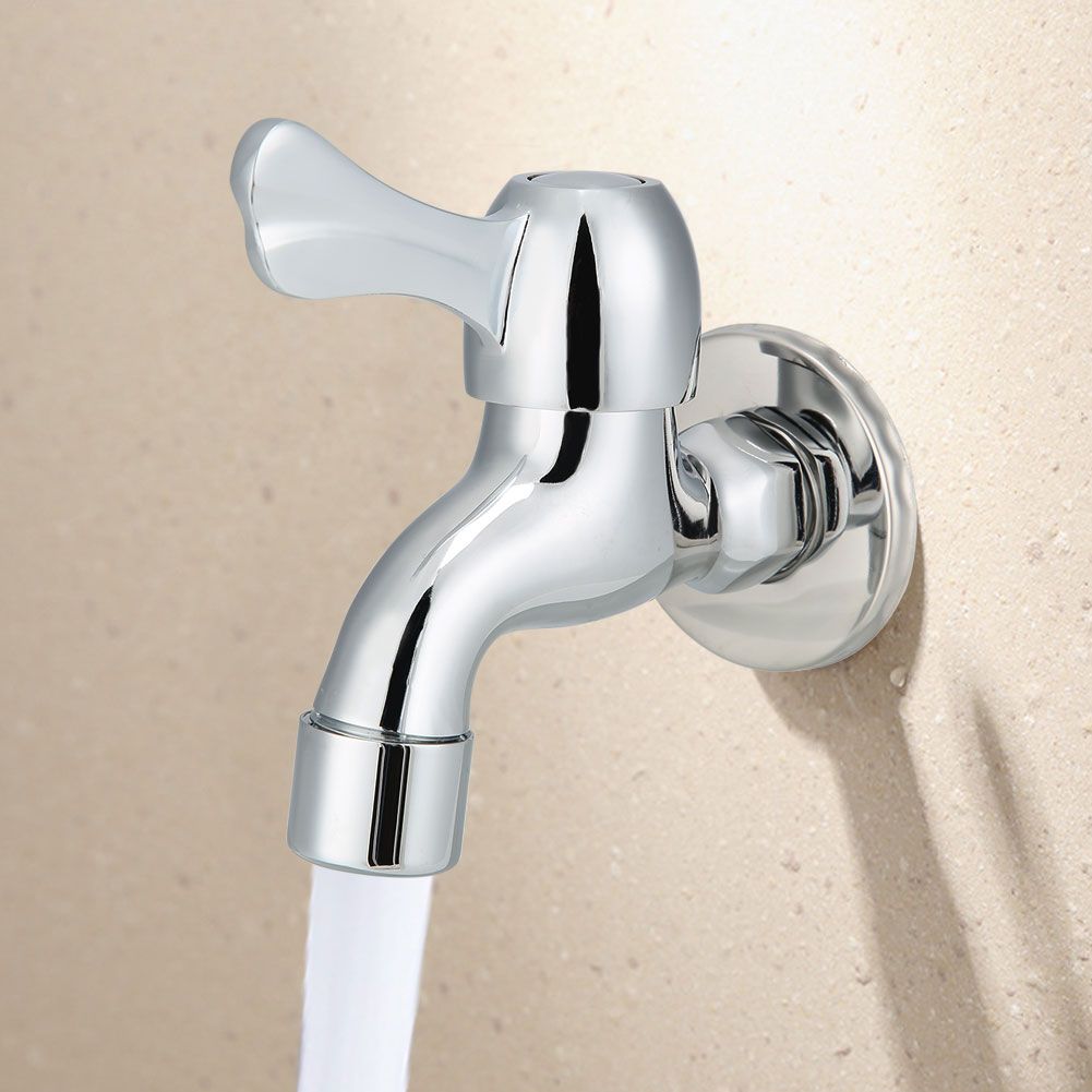 G1/2in Copper Single Cold Quick Open Small Faucet Washing Machine Mop Pool view 6