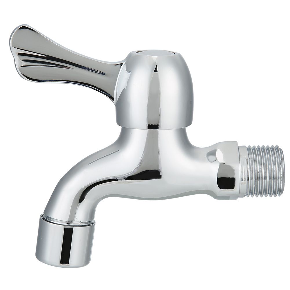 G1/2in Copper Single Cold Quick Open Small Faucet Washing Machine Mop Pool view 9