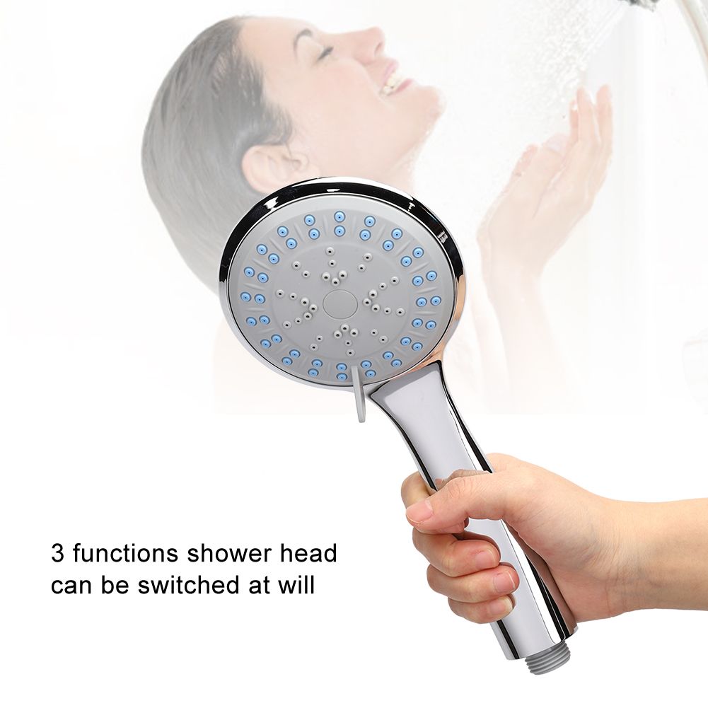 0-0.6Mpa Pressurized Water Saving Bathroom 3 Functions Handheld Shower Head view 7