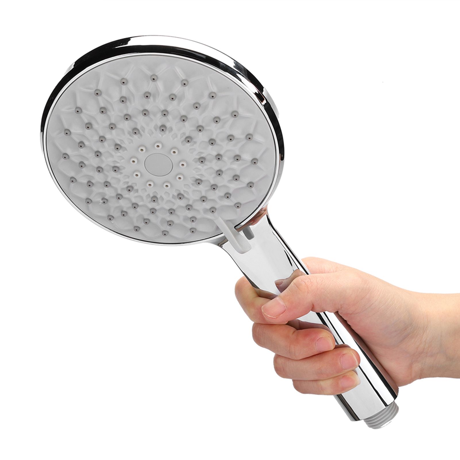 Electroplating 6 Functions Pressurized Shower Head Hand Shower Bathroom view 4