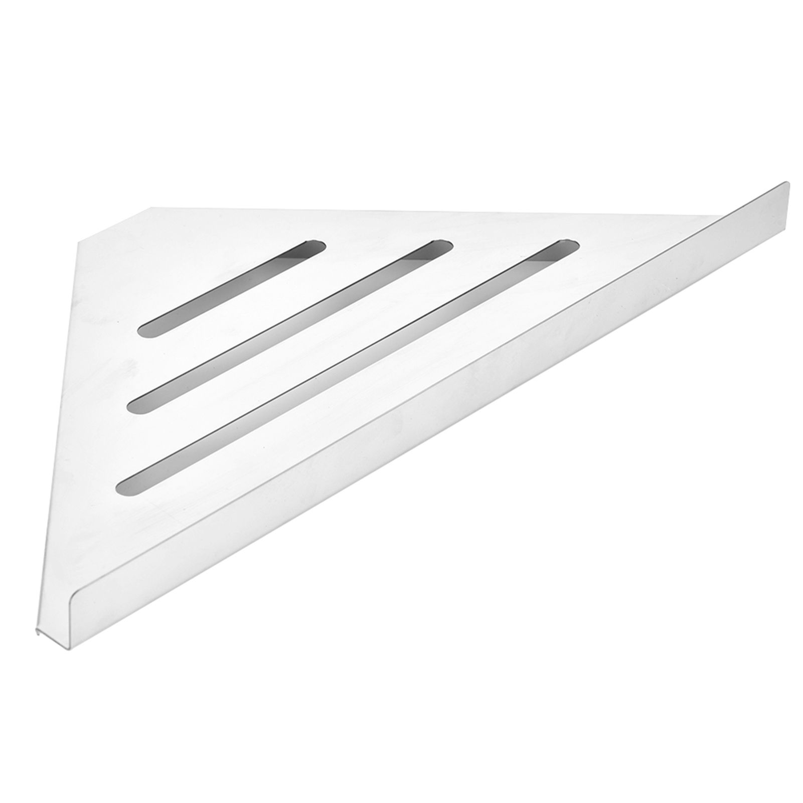 Stainless Steel Triangular Storage Shelf Shower Corner Shelf Rack Organizer view 10