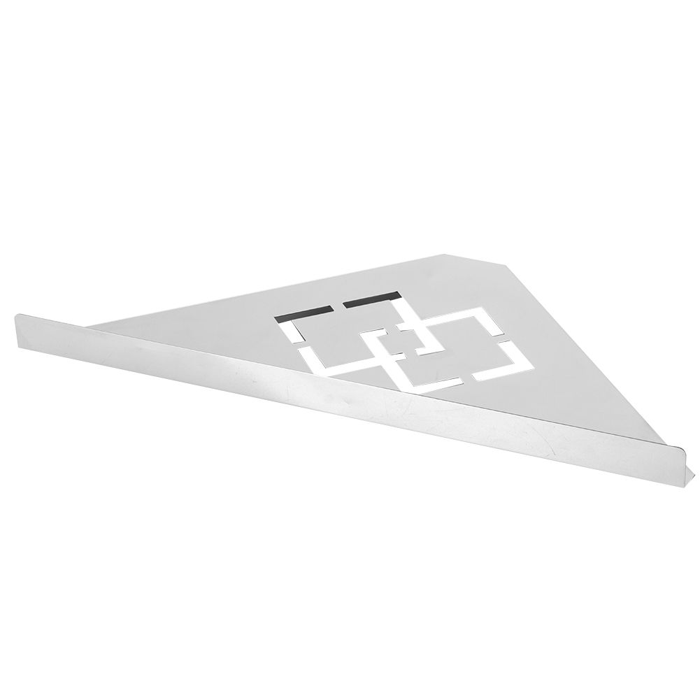 Stainless Steel Triangular Storage Shelf Shower Corner Shelf Rack Organizer