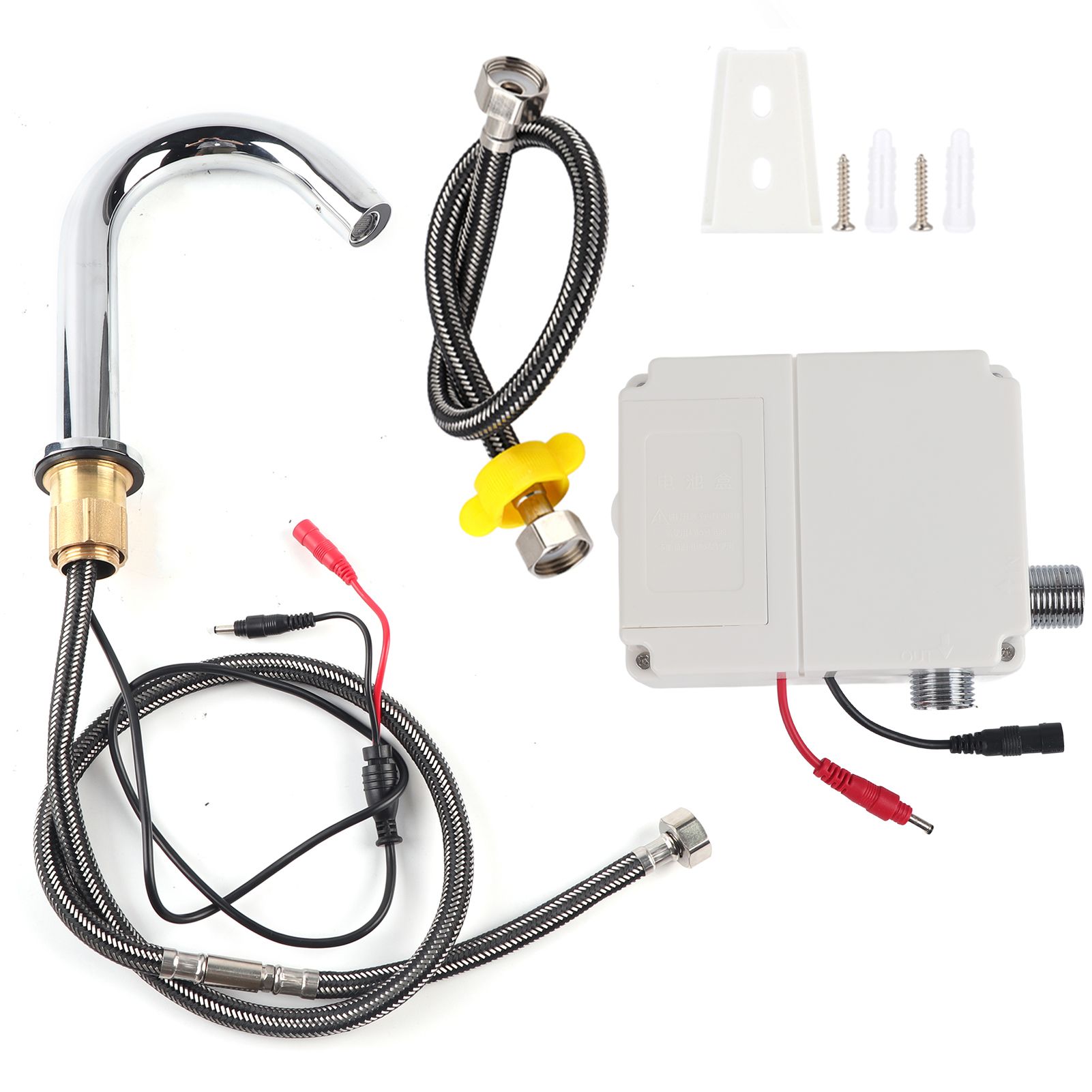 G1/2in Thread Automatic Induction Sensor Water Faucet Infrared Single Cold Tap view 2