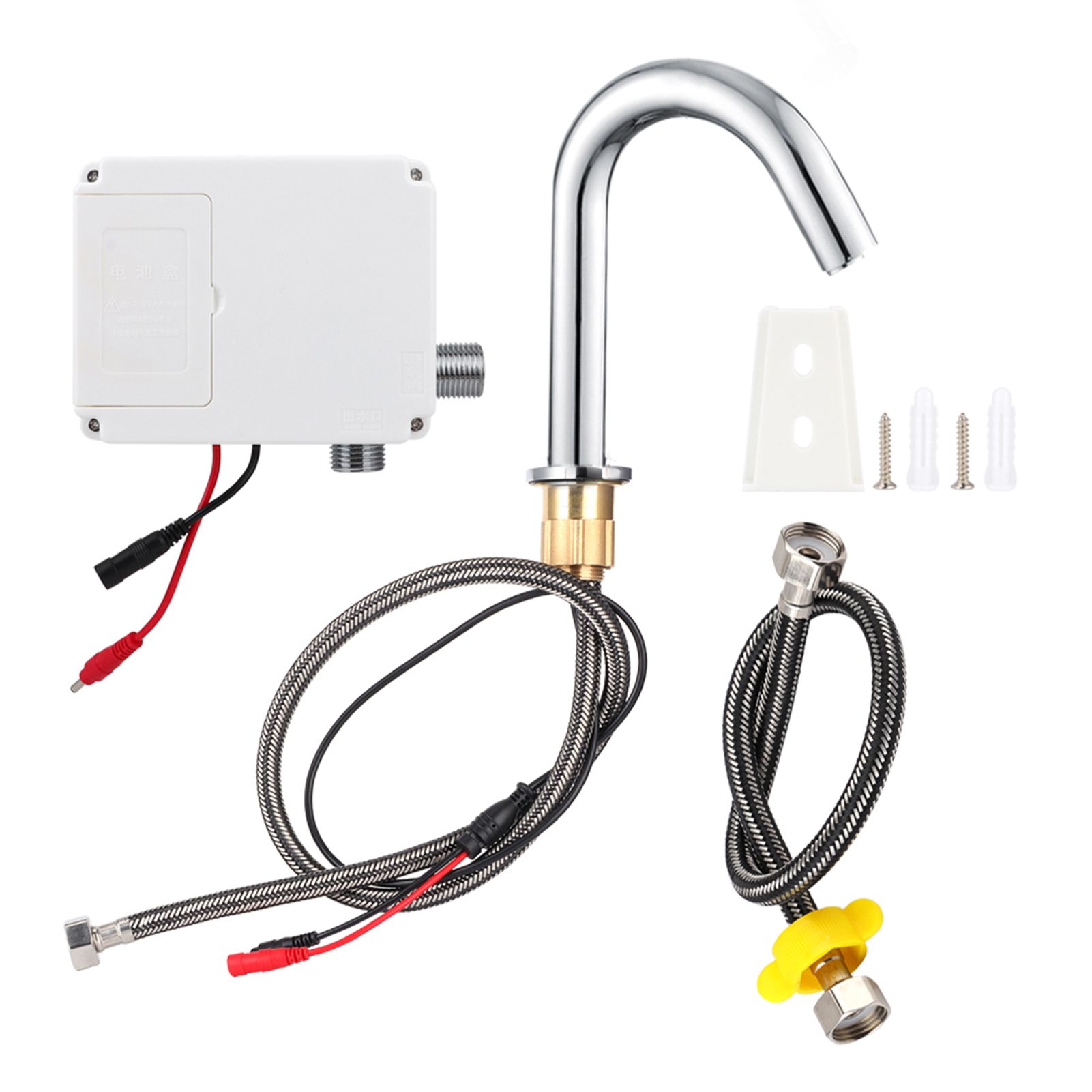 G1/2in Thread Automatic Induction Sensor Water Faucet Infrared Single Cold Tap view 4