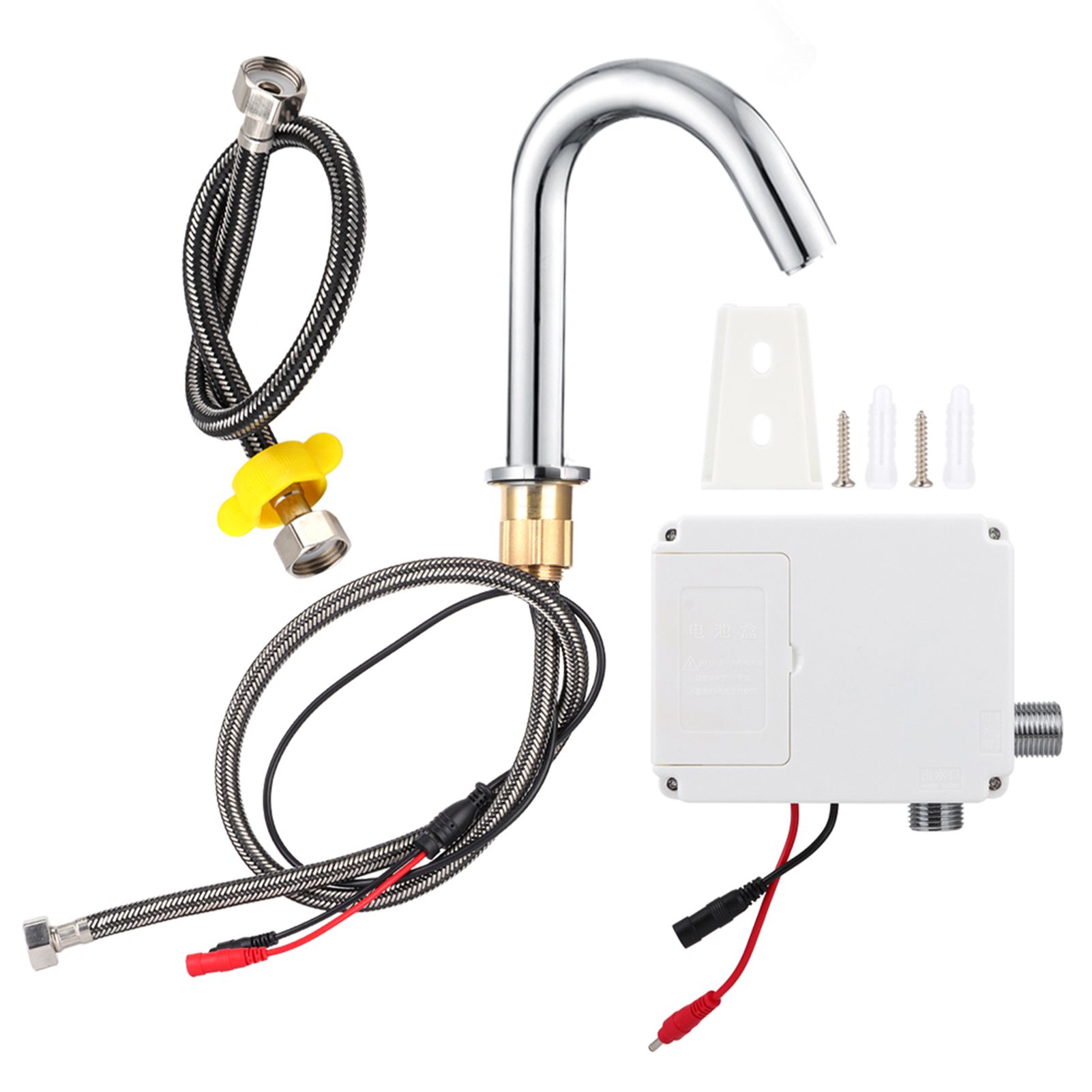 G1/2in Thread Automatic Induction Sensor Water Faucet Infrared Single Cold Tap view 12