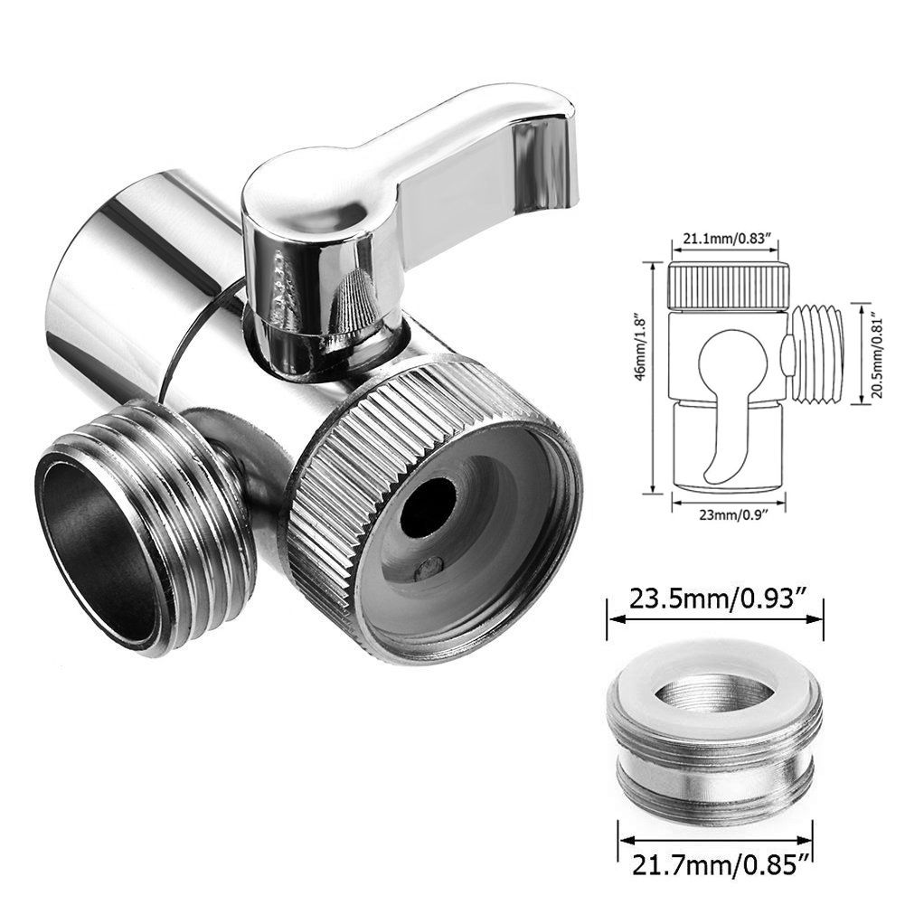Home Bathroom Hand Shower Sprayer Hair Washing Kit Faucet Converter Adapter view 8