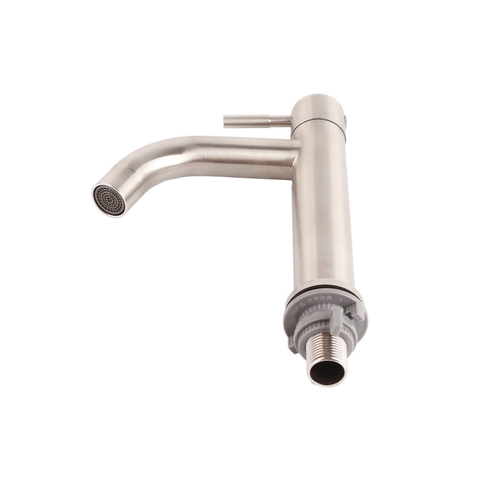 Stainless Steel Brushed Surface Basin Water Faucet Bathroom Single Cold Water Tap view 4