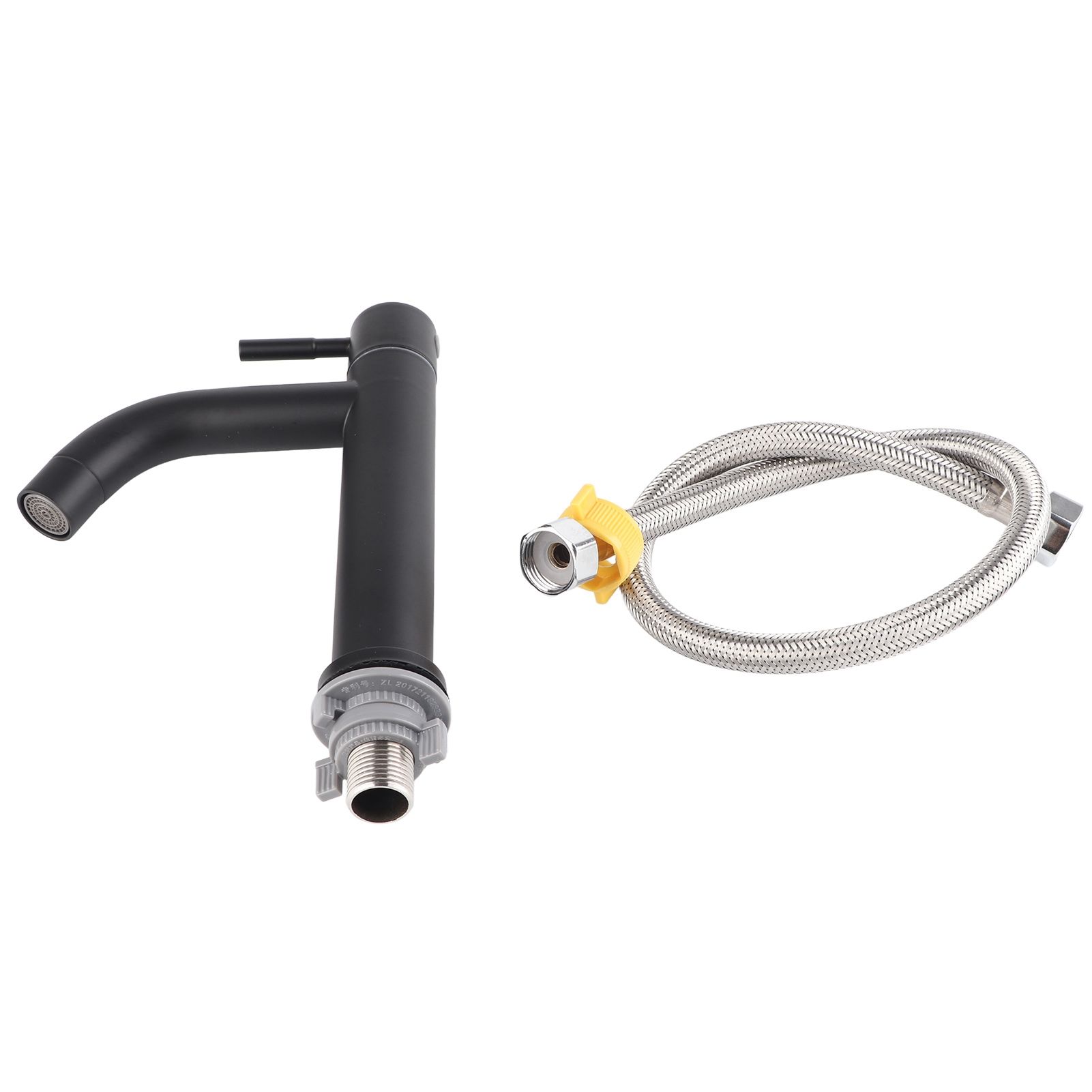 Stainless Steel Bathroom Basin Sink Faucet Single Cold Water Tap Faucet with Hose view 2