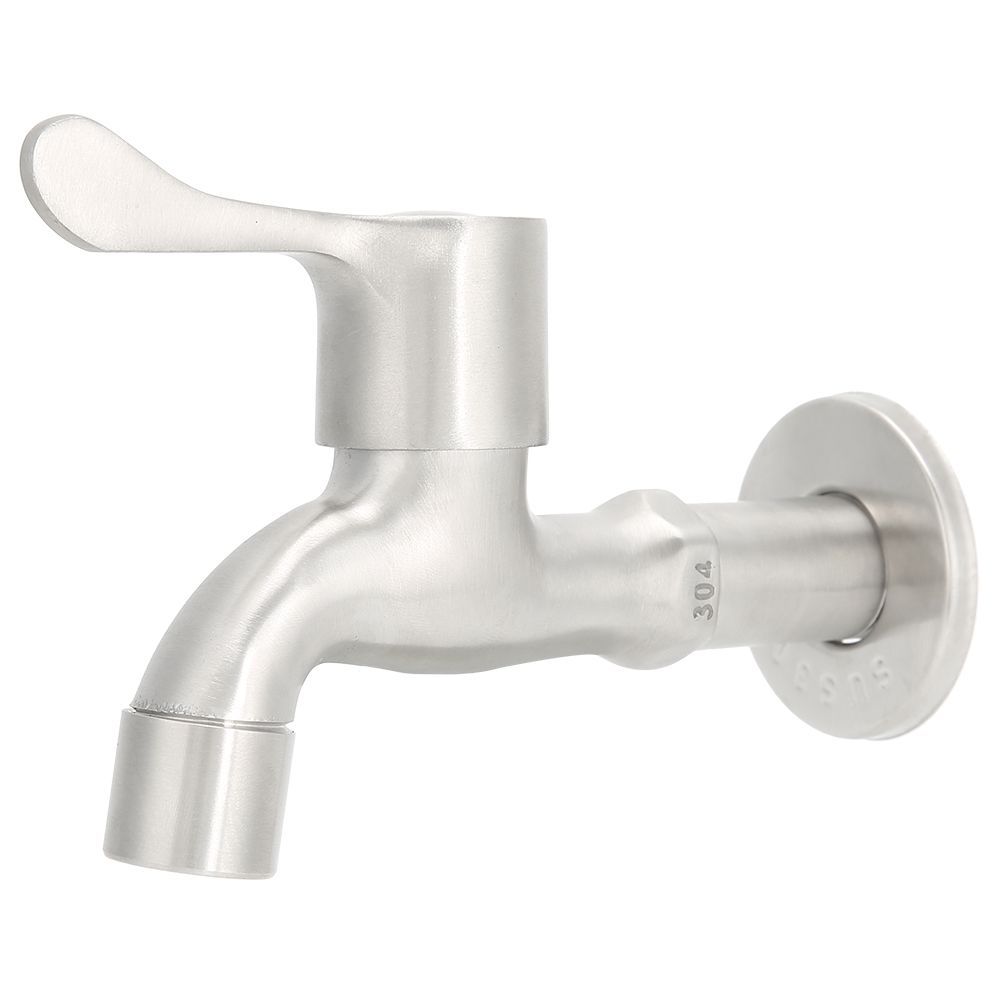 G1/2in Stainless Steel Washing Machine Sink Basin Single Cold Faucet Water Tap view 4
