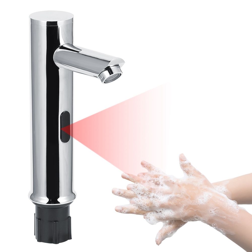 G1/2in Automatic Sensor Faucet Infrared Induction Hot and Cold Bathroom Basin view 3