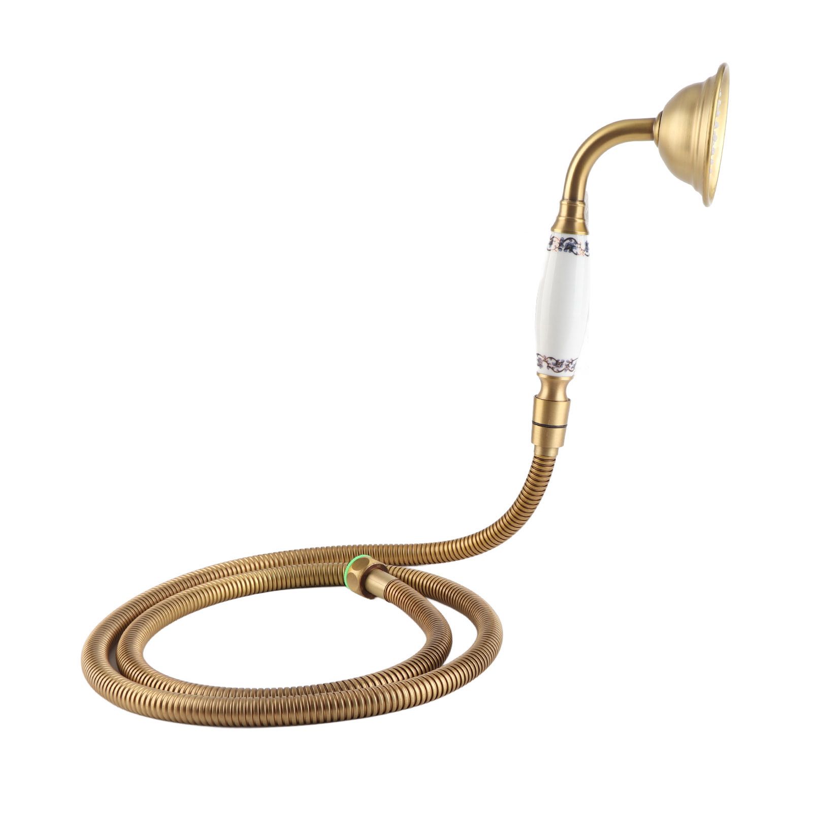 Vintage Style Copper Shower Head Sprayer Hose Kit Concealed Installation view 8