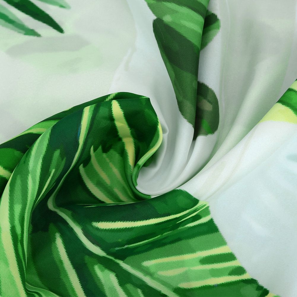 Unique Plant Leaves Pattern Shower Curtain Waterproof Mildew Proof Bathroom view 8