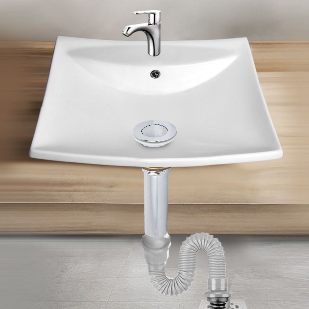 Household Basin Sink Electroplating Pop Up Drain Stopper Kit Wash Basin