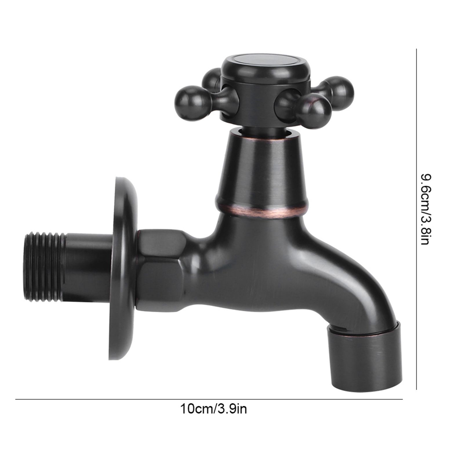 Retro Style Brass Single Handle Single Cold Quick Open Faucet Mop Pool Water view 12