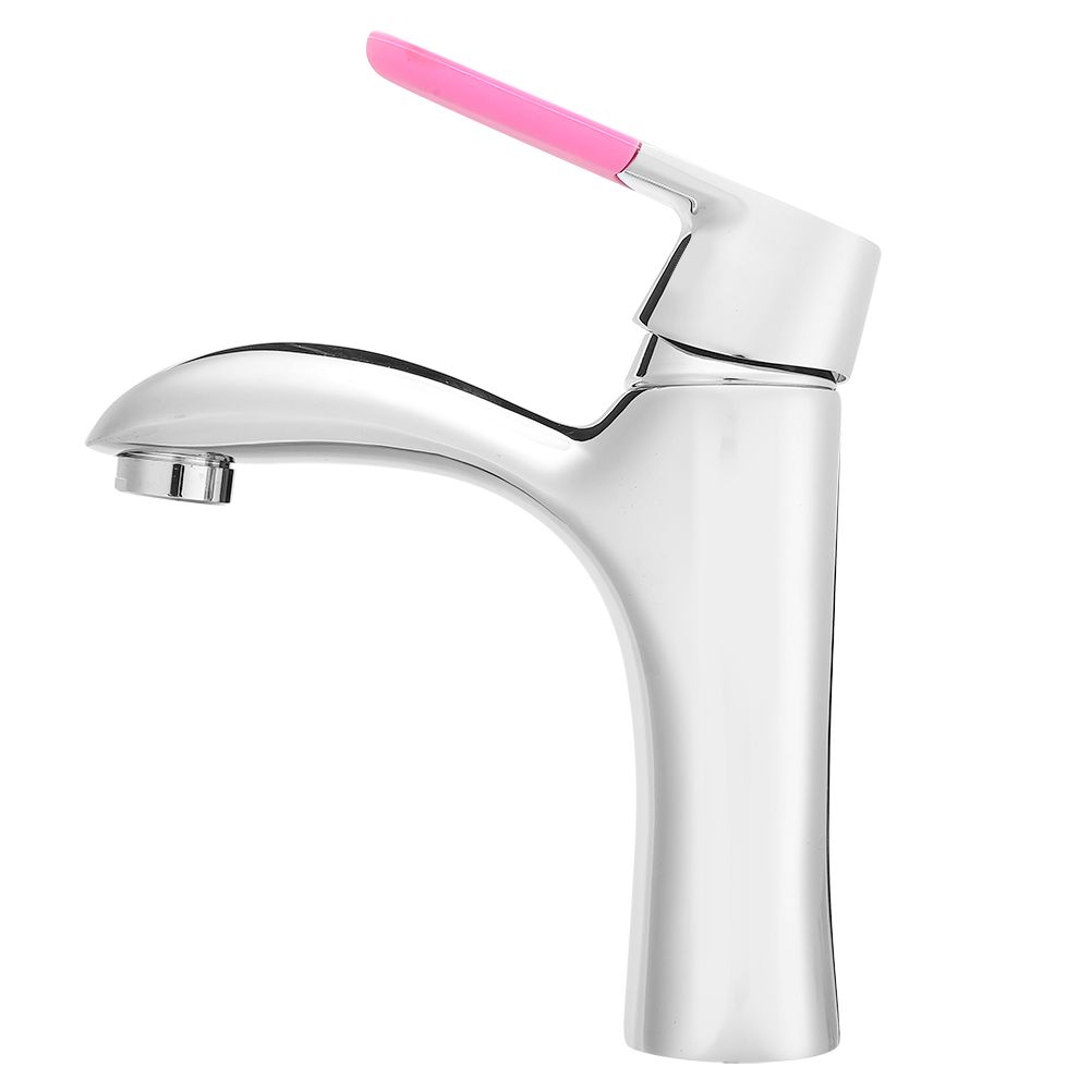 Modern and Simple Style Copper Undercounter Basin Faucet Hot and Cold Water view 6