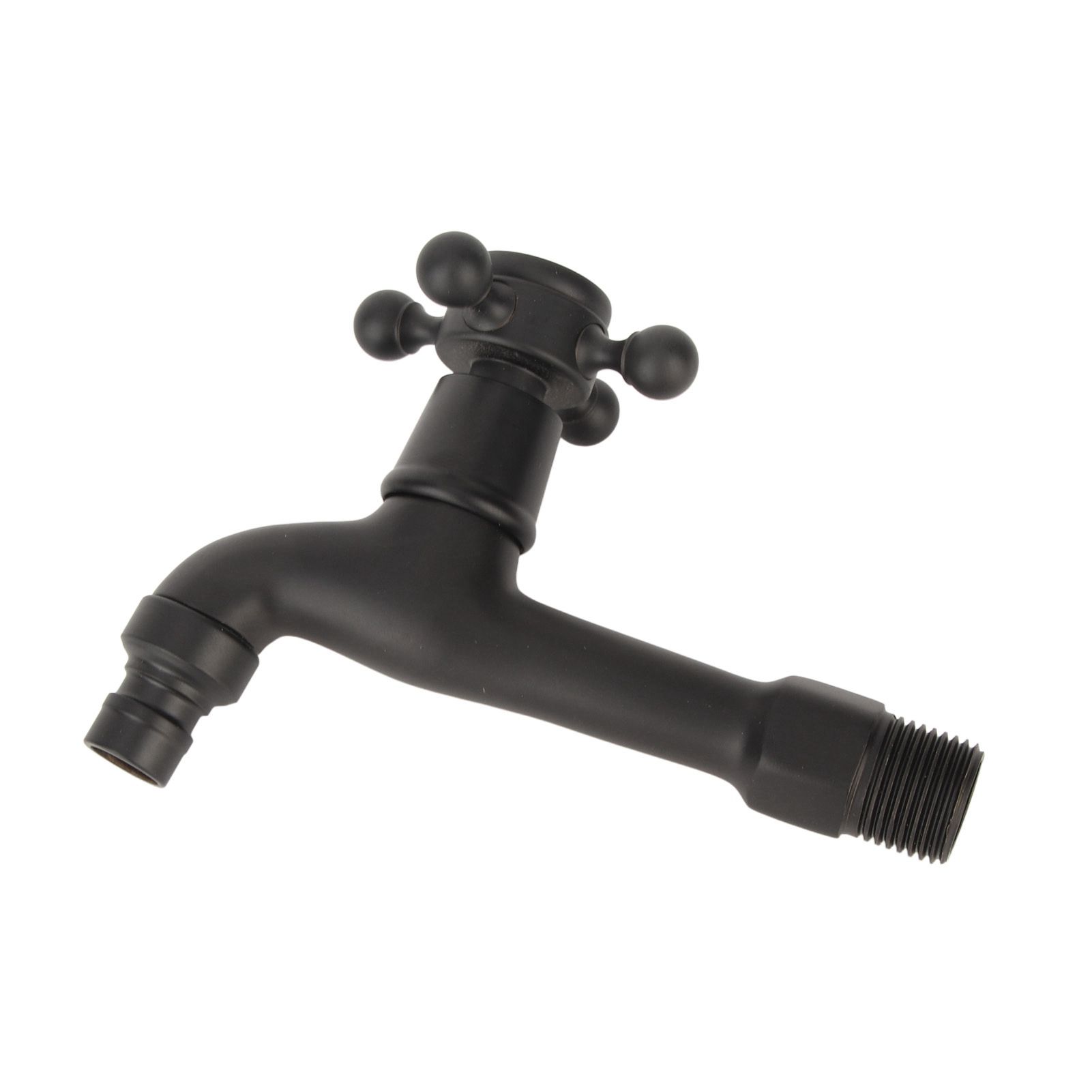 G1/2in Wall‑in Antique Brass Faucet Washing Machine Single Cold Water Tap Faucet view 3